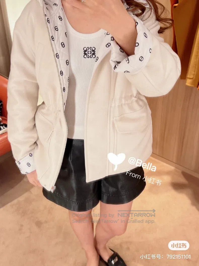 Other Hermes Cashmere Pig Nose Beige Double-Sided Down Jacket Size XXS / US 00 / IT 34 - 6 Thumbnail