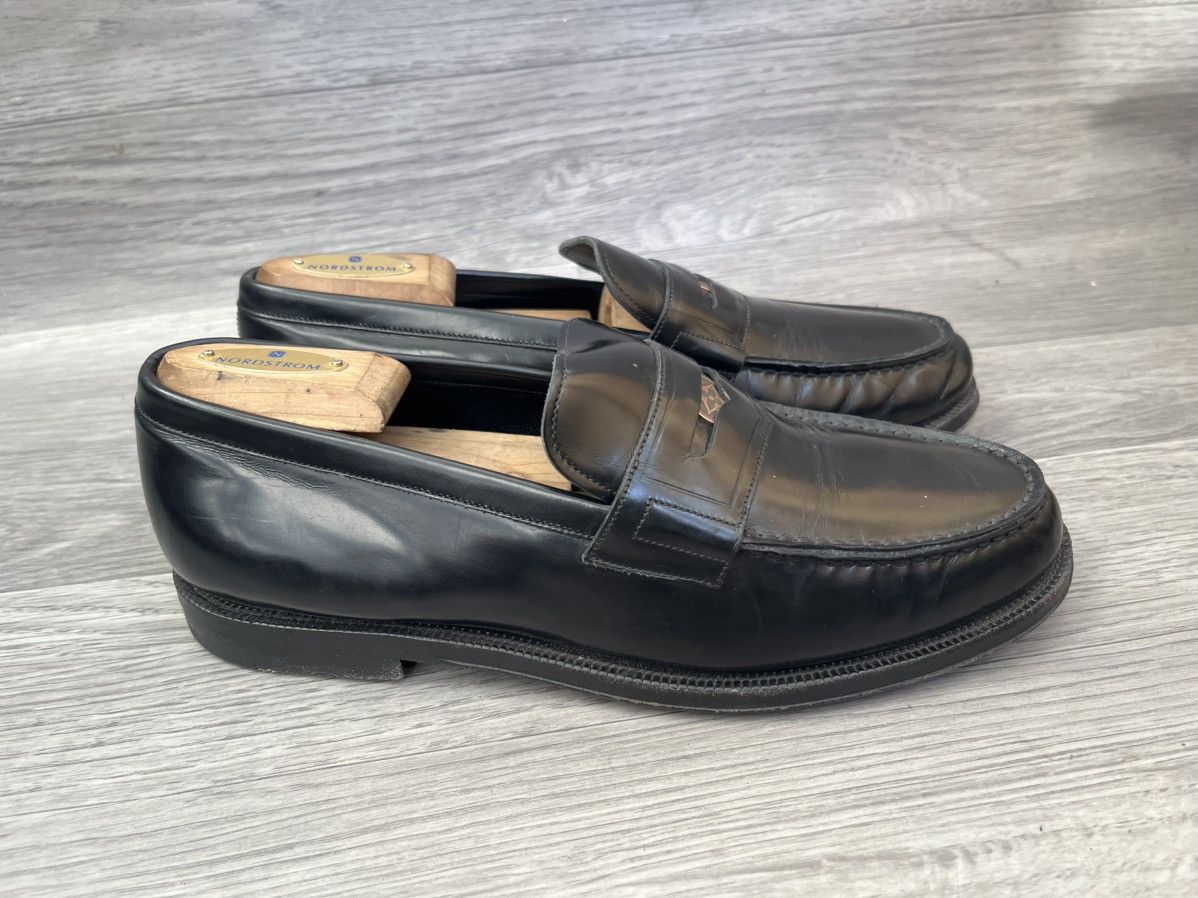 Louis Vuitton Louis Vuitton black leather penny loafers uk 7 Size US 8 / EU 41 - 5 Thumbnail