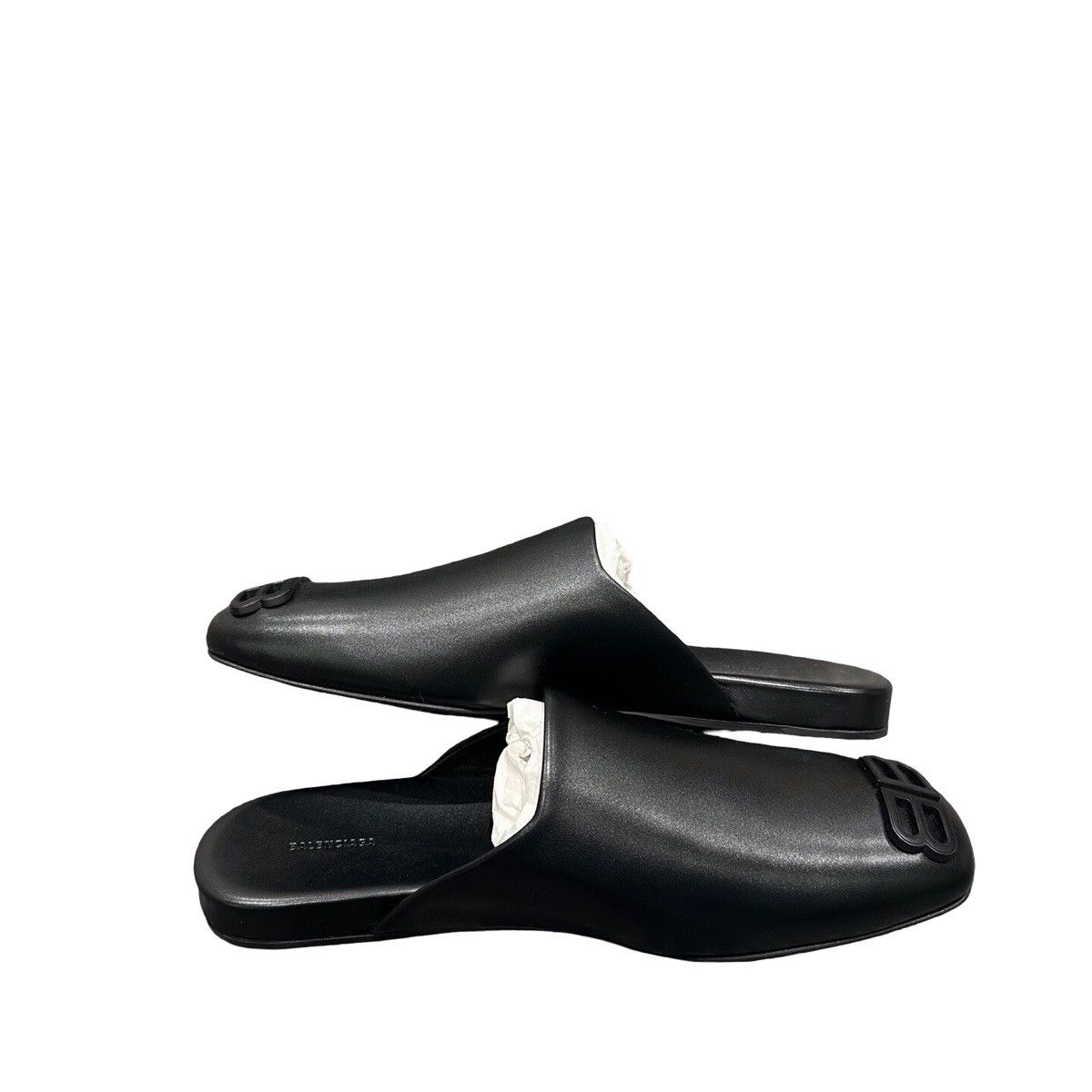 Balenciaga Balenciaga Cosy BB Mules in black leather Size US 8 / EU 41 - 5 Thumbnail
