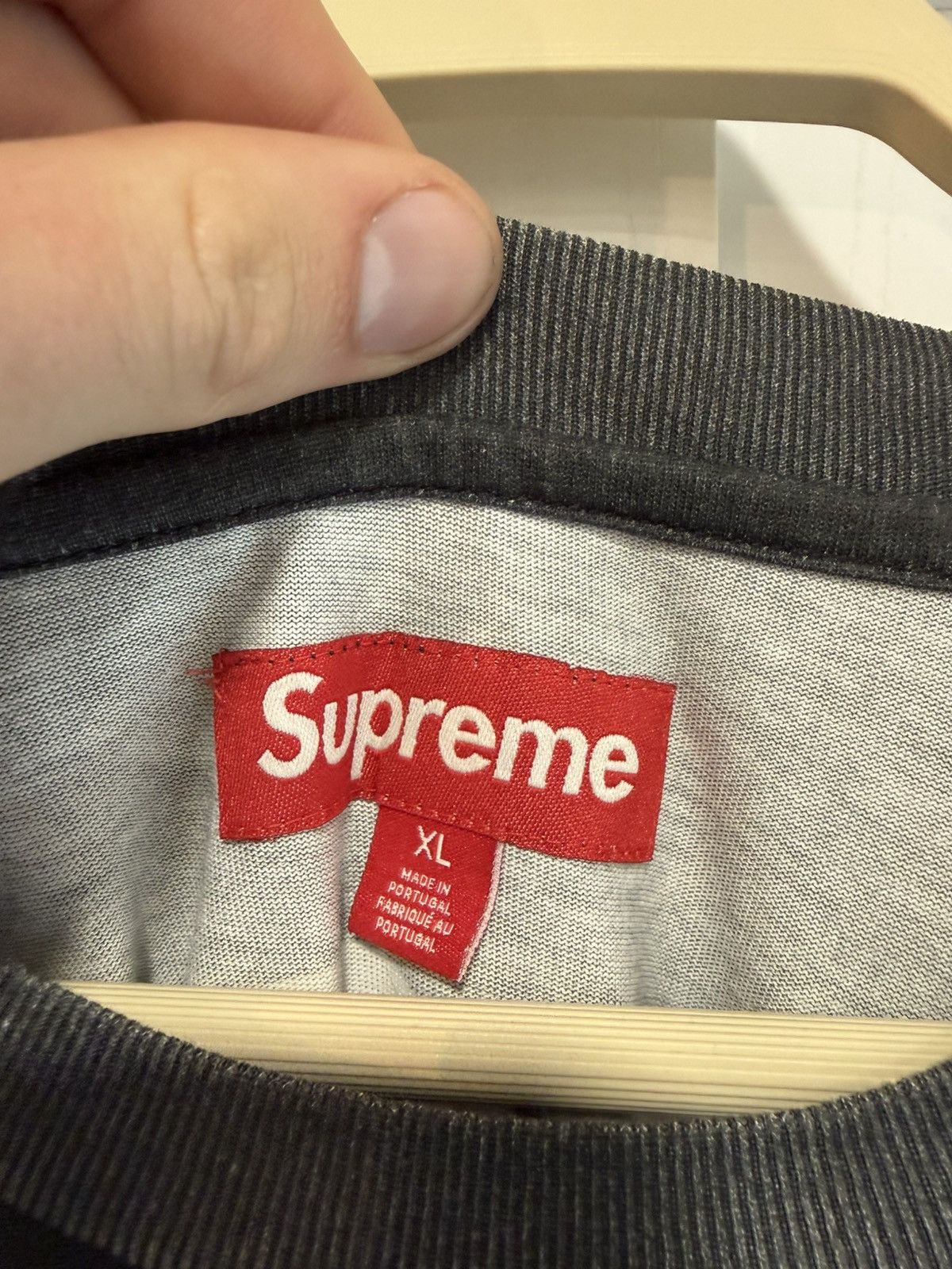 Supreme Supreme Big Logo Grey Tee Size US XL / EU 56 / 4 - 4 Thumbnail