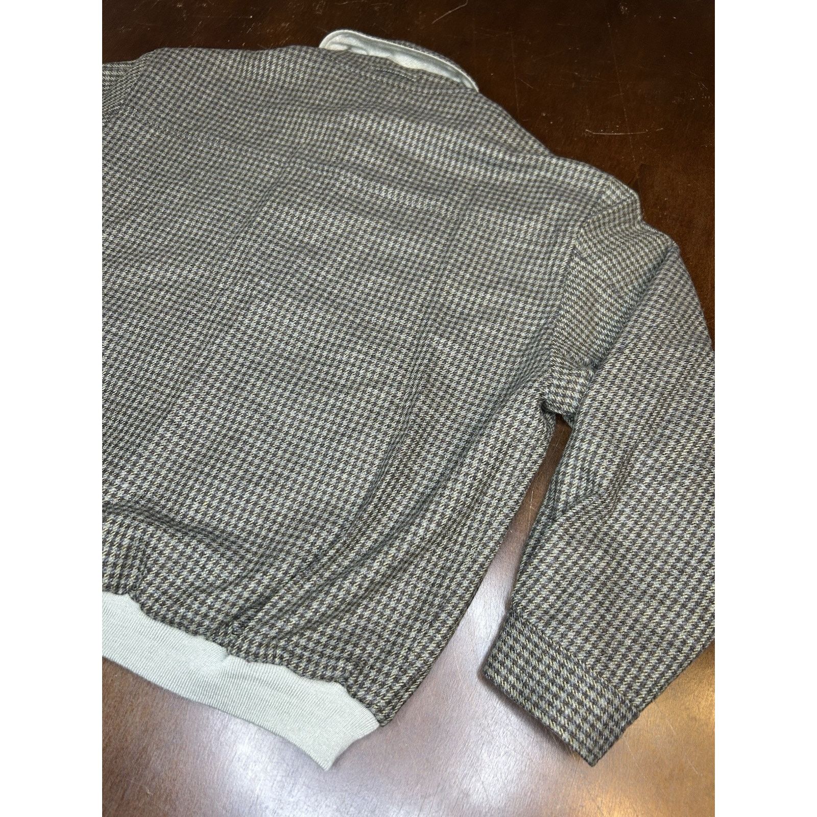 Sulka VTG Sulka Italy Houndstooth Wool Cashmere Reversible Jacket Size US L / EU 52-54 / 3 - 24 Thumbnail