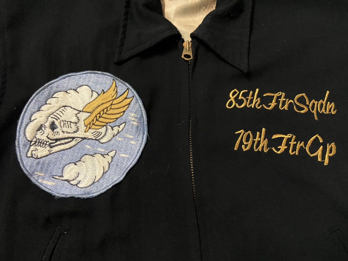 Tailor Toyo Vintage 90s Tailor Toyo Flying Skull Sukajan Embroidery Rare Size US M / EU 48-50 / 2 - 14 Thumbnail