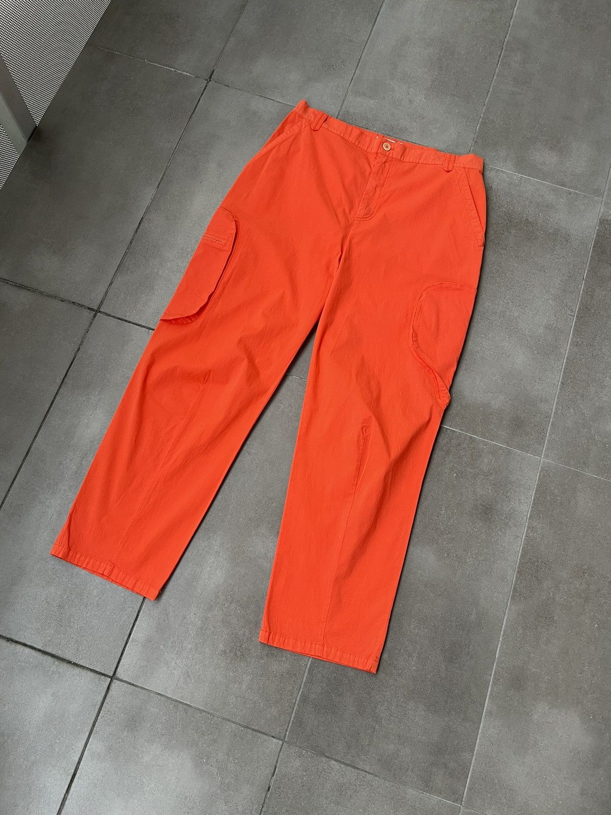 Henrik Vibskov !DS! SS23 Henrik Vibskov Flame Orange Cargo Pants Size US 32 / EU 48 - 9 Thumbnail