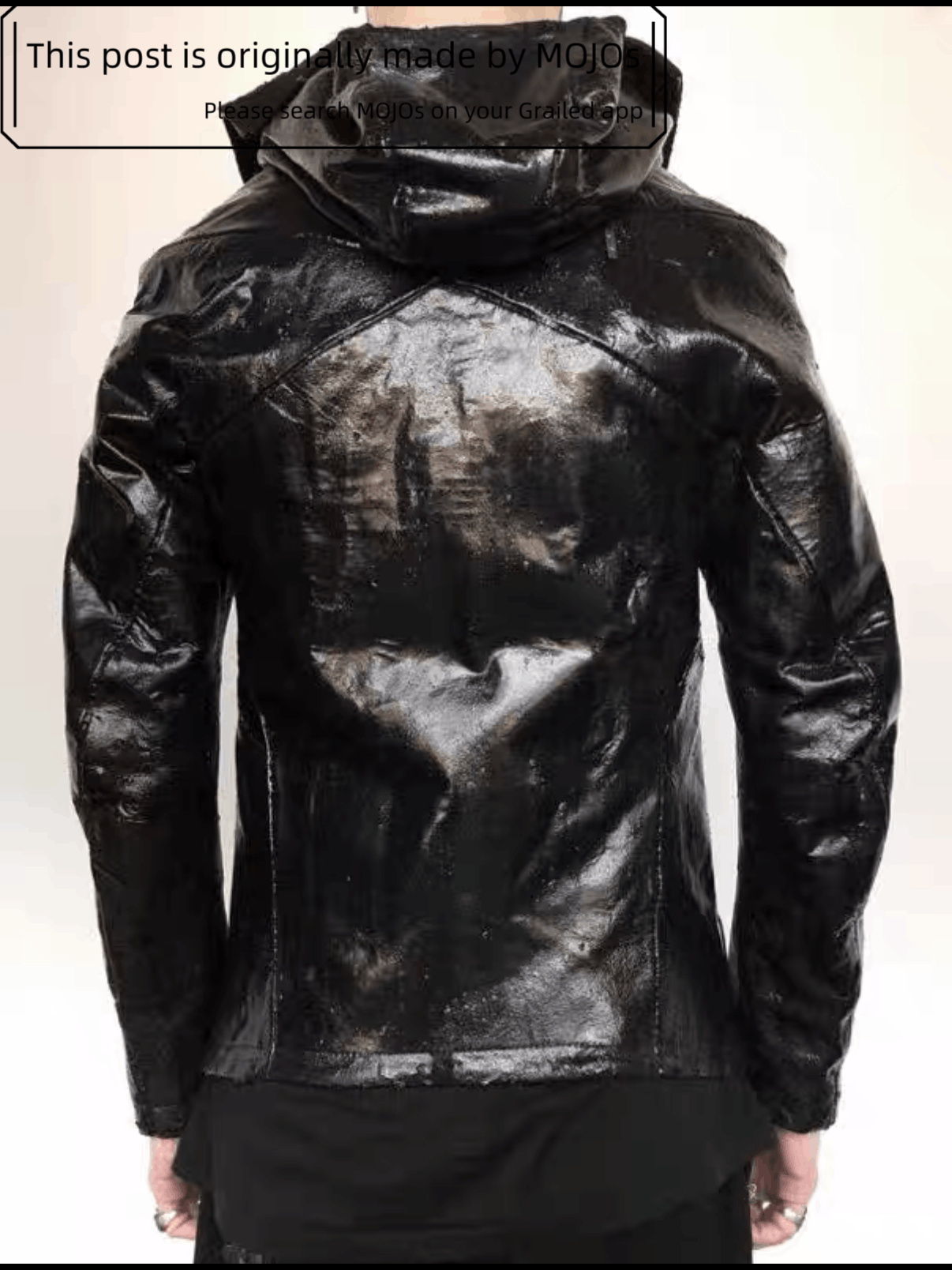 Boris Bidjan Saberi Boris Bidjan Saberi Waxed Leather Jacket mojos2124110 Size US M / EU 48-50 / 2 - 9 Thumbnail