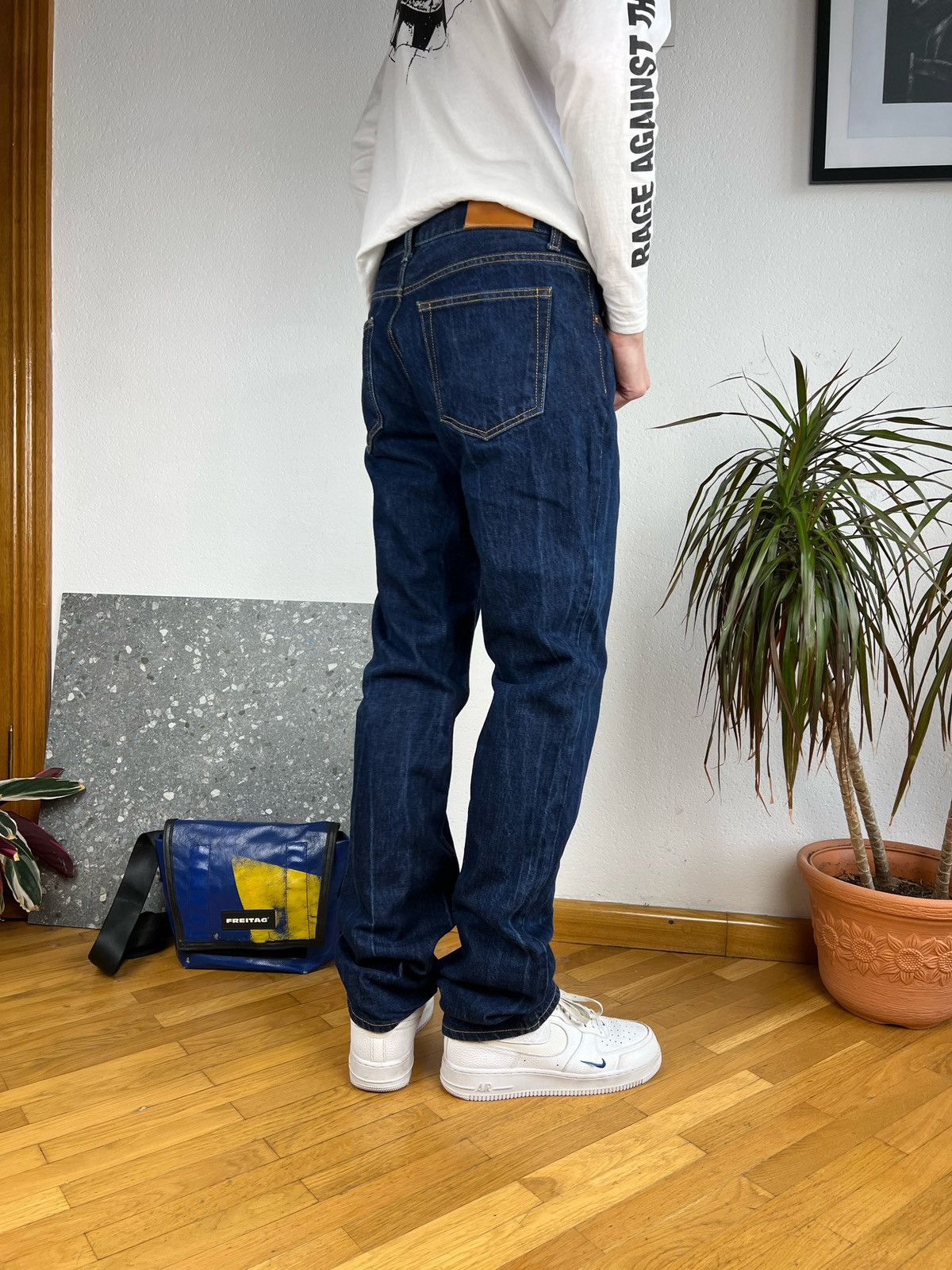 Acne Studios Acne Studios Mod alternative raw navy denim jeans Size US 31 - 1 Thumbnail