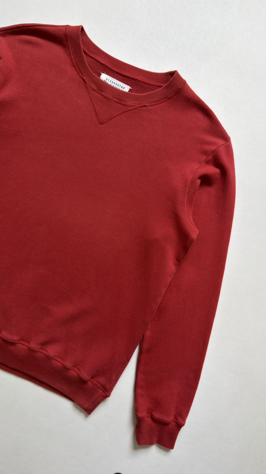 Maison Margiela A/W 11 Red Cotton Sweatshirt Size US M / EU 48-50 / 2 - 5 Thumbnail