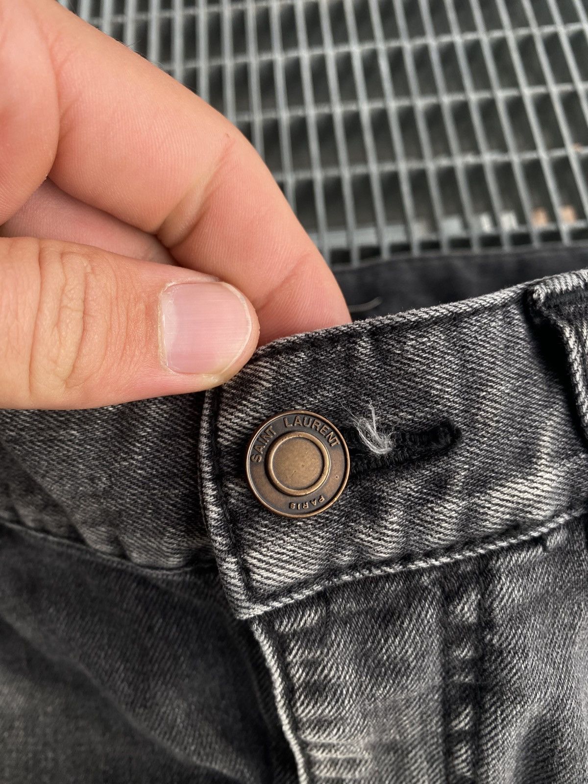 Saint Laurent Paris Saint Laurent Washed Hedi Slimane Jeans Made In Japan Size US 30 / EU 46 - 4 Thumbnail