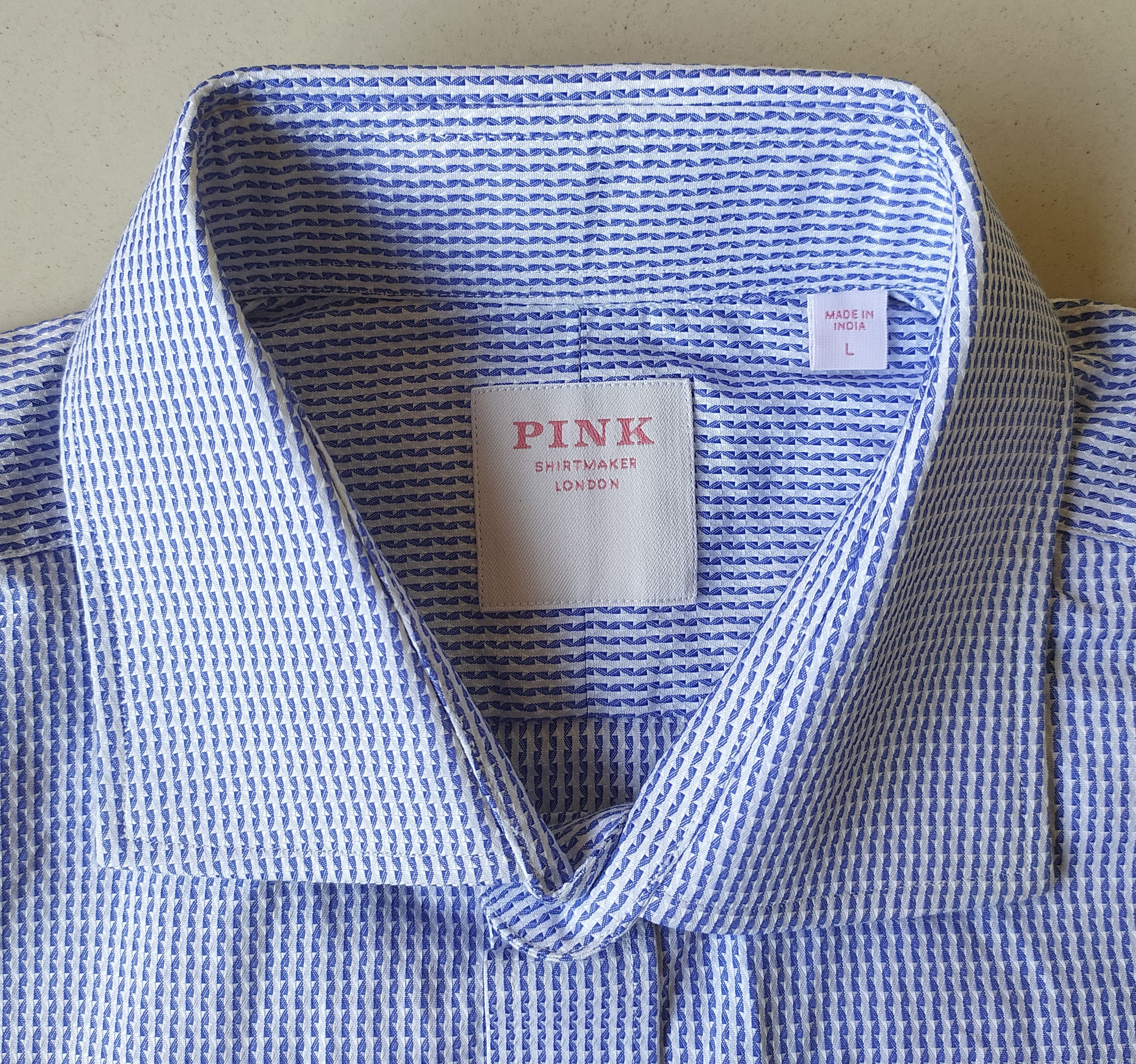 Thomas Pink Thomas Pink Formal Micro stripe Shirt Free Shipping T/59 Size US L / EU 52-54 / 3 - 4 Thumbnail