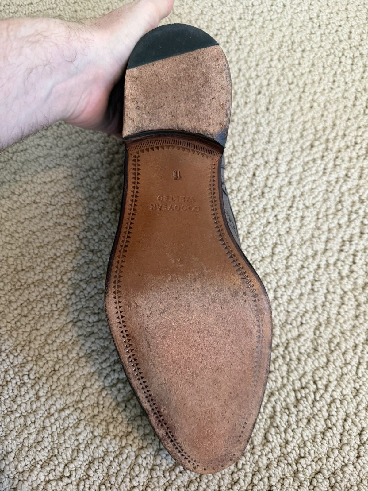 Carmina Carmina Gray Wingtip Sz 11 (fits like 11.5 US) Size US 11.5 / EU 44-45 - 8 Thumbnail