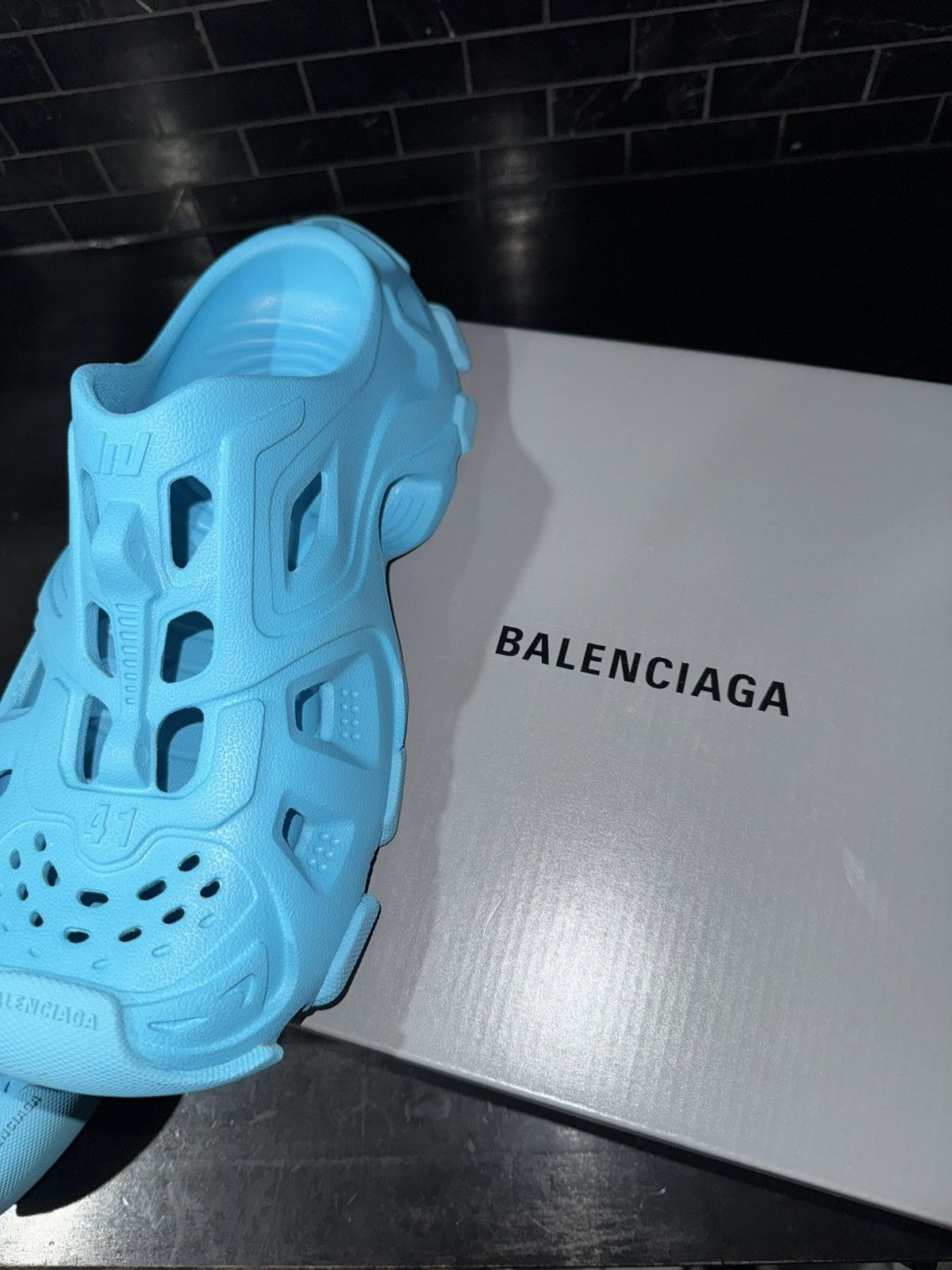 Balenciaga Balenciaga HD blue mule Size US 8.5 / EU 41-42 - 4 Thumbnail