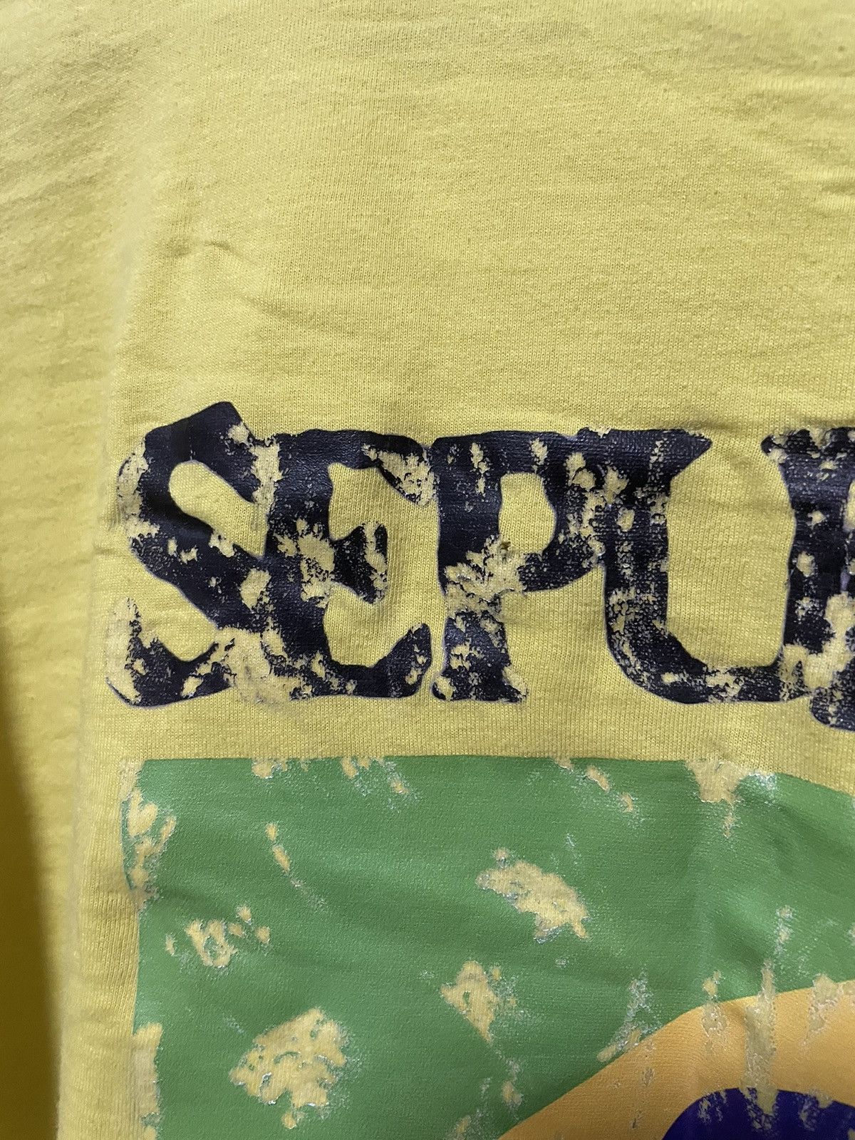 Band Tees × Vintage Vintage Sepultura Chaos A D 1994 South Korean Riot Tee Size US L / EU 52-54 / 3 - 20 Thumbnail