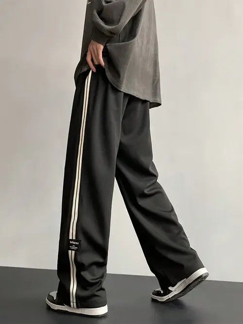 Japanese Brand Casual Versatile Straight Leg Sweatpants Size US 32 / EU 48 - 2 Thumbnail