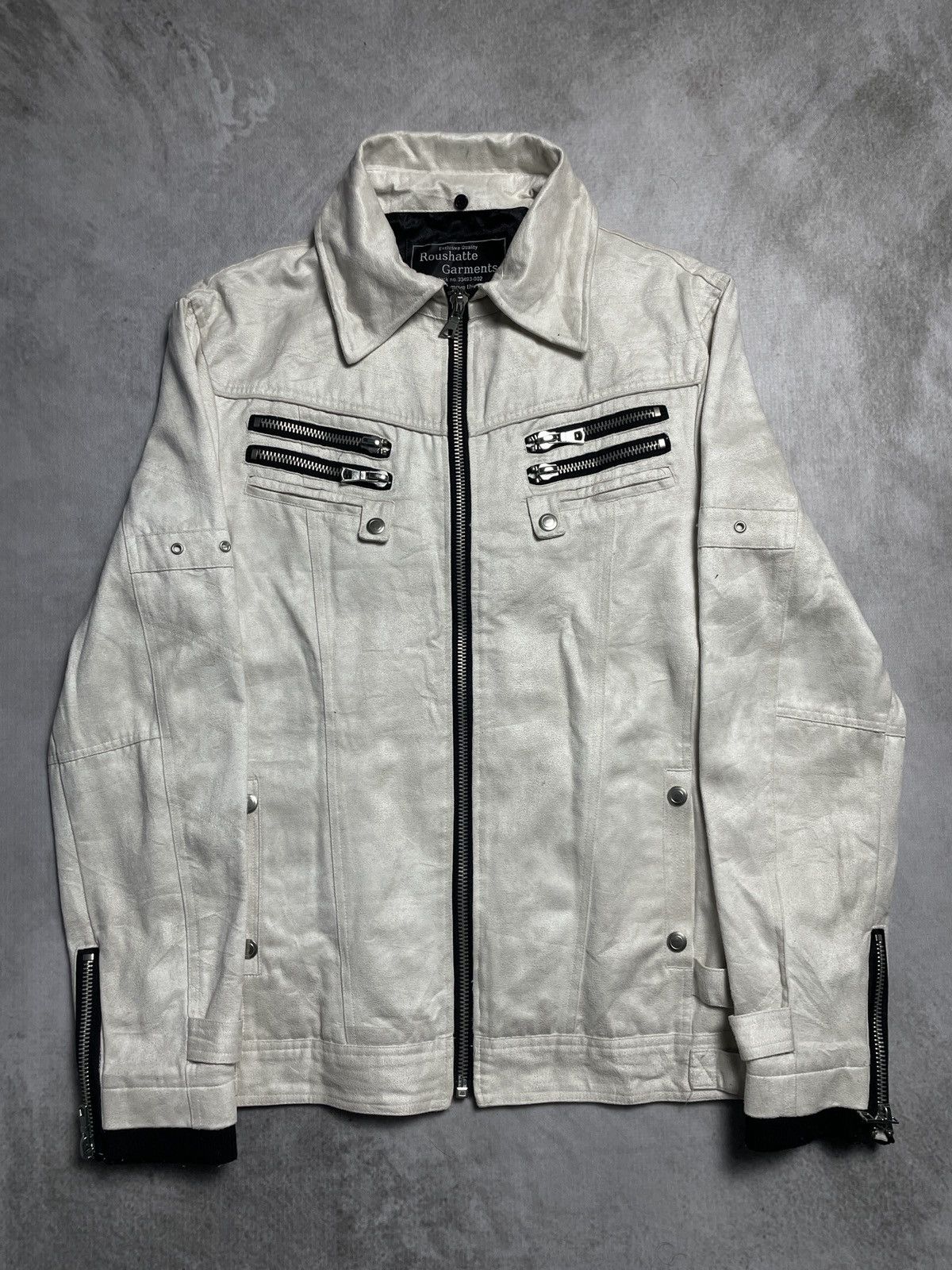 If Six Was Nine 2000’s Roushatte - Vkei Style Riders Jacket Size US M / EU 48-50 / 2 - 14 Thumbnail