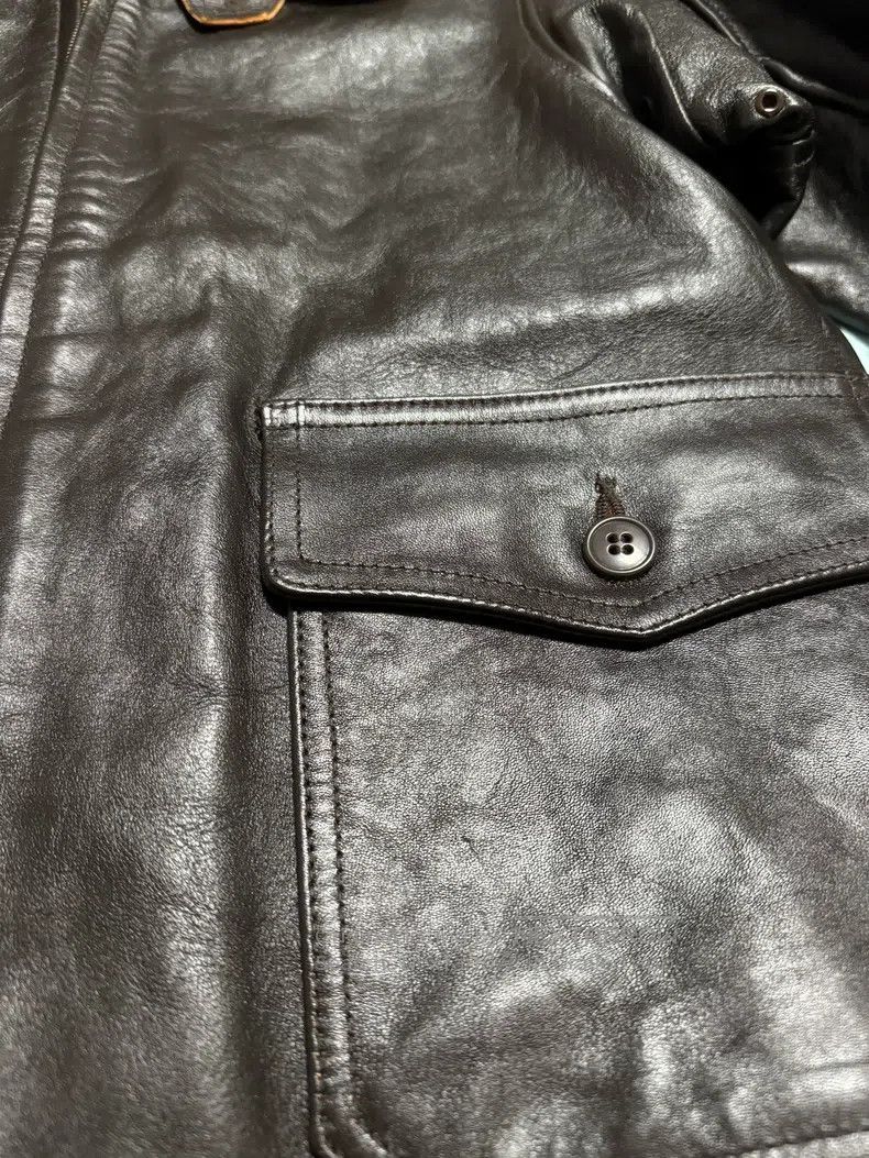 The Real McCoy's The Real McCoys G1 horseskin flight jacket Size US XXS / EU 40 - 6 Thumbnail