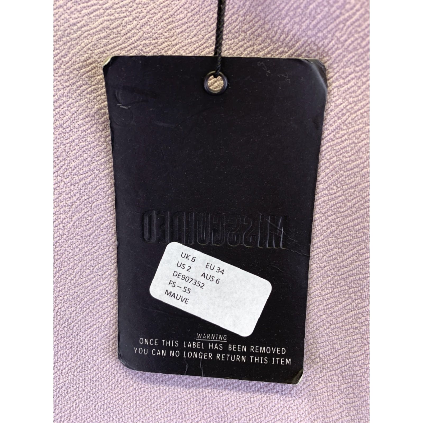 Missguided Missguided Dress Womens Halter Neck Strapless Purple Mauve Size 2 NWT-7648 Size XS / US 0-2 / IT 36-38 - 7 Thumbnail