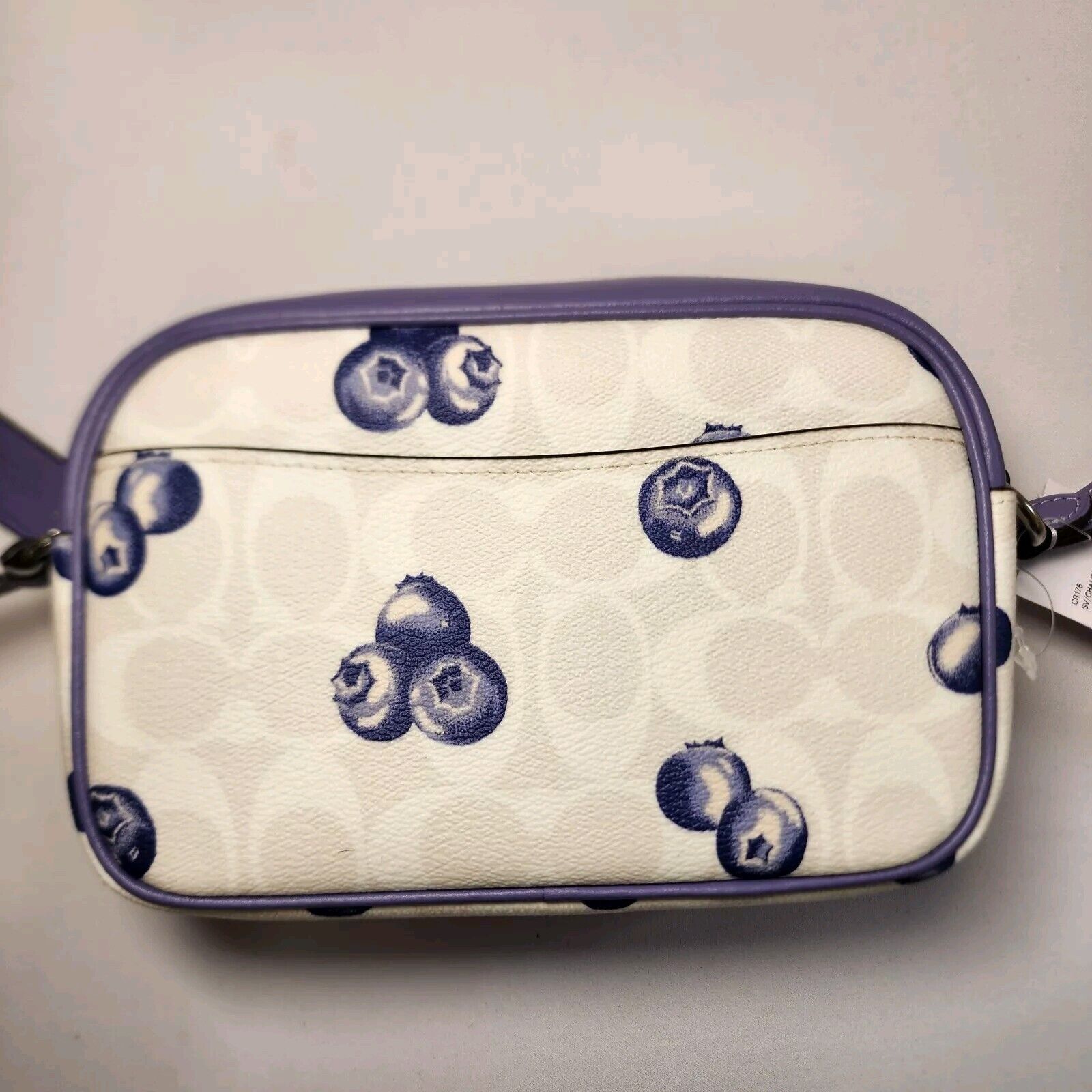 Coach NWT Coach CR176 Mini Jamie Camera Bag With Blueberry Print Size ONE SIZE - 3 Thumbnail