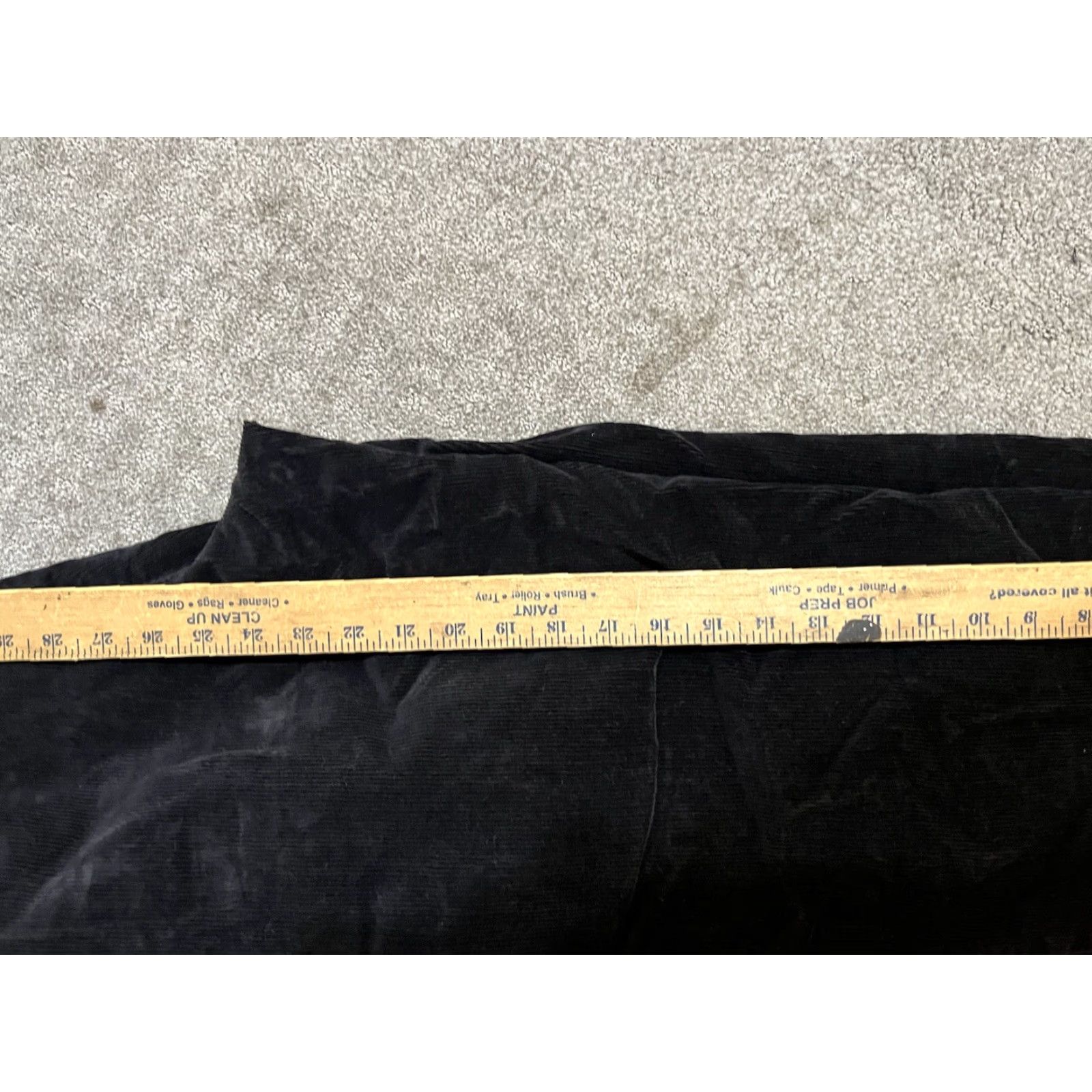 Vintage L.L. Bean Womens Pants Corduroy 10P Petite Black Tapered High Rise Classic Fit Adults Womens Size 32" / US 10 / IT 46 - 7 Thumbnail