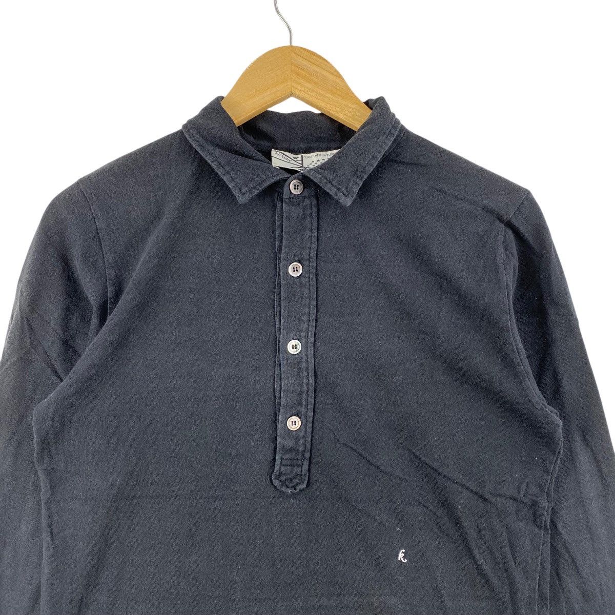 Maison Kitsune KITSUNE Polos Long Sleeve Small Logo Japanese Brand Size US M / EU 48-50 / 2 - 2 Thumbnail