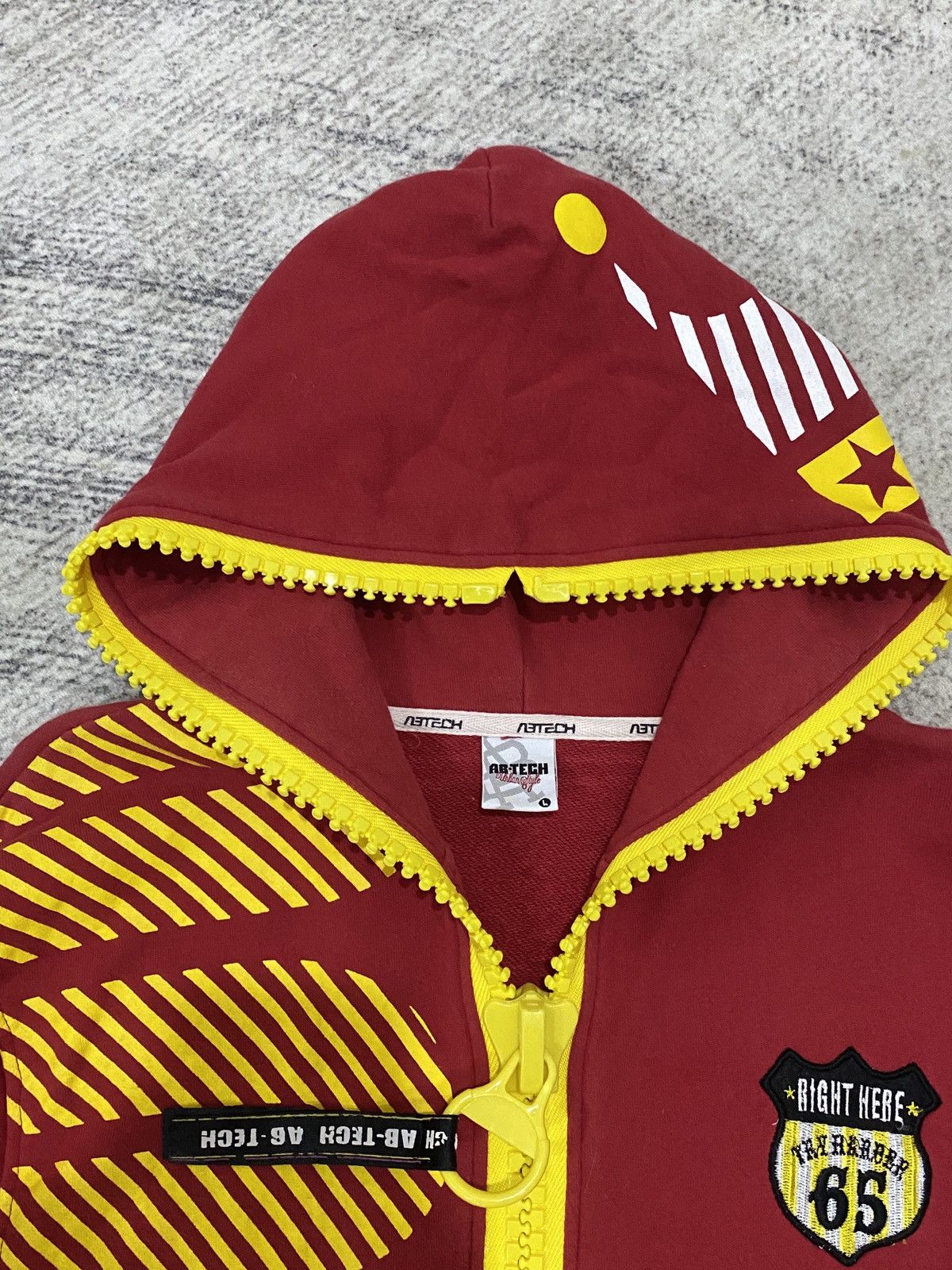 Other AB-TECH Japanese Streetwear Full Zip Hoodie Big Zipper Size US L / EU 52-54 / 3 - 7 Thumbnail