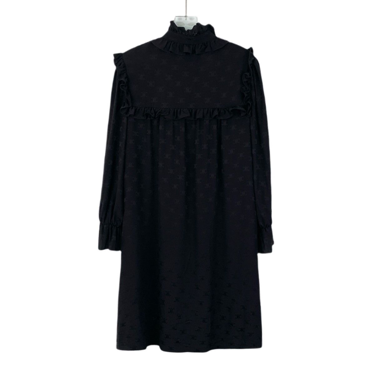 Celine Celine 22 Black Mulberry Silk Dress Size XS / US 0-2 / IT 36-38 - 2 Thumbnail