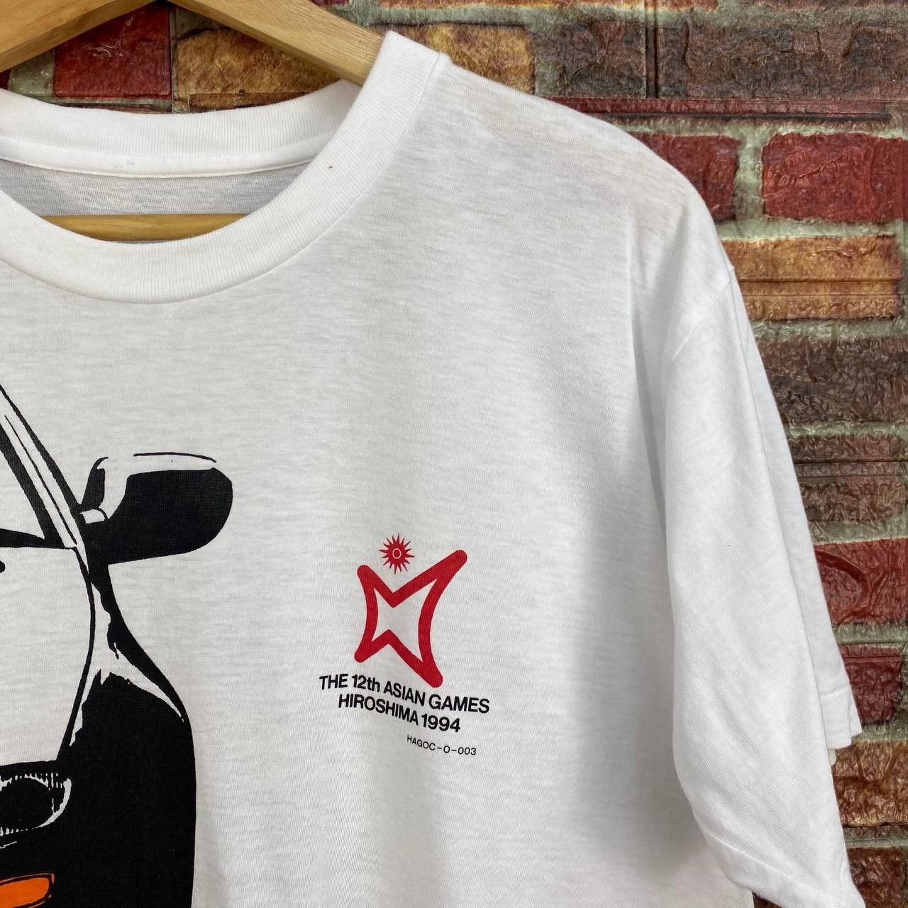 Vintage Vintage Mazda tshirt The 12th Asian Games Hiroshima 1994 Size US L / EU 52-54 / 3 - 3 Thumbnail