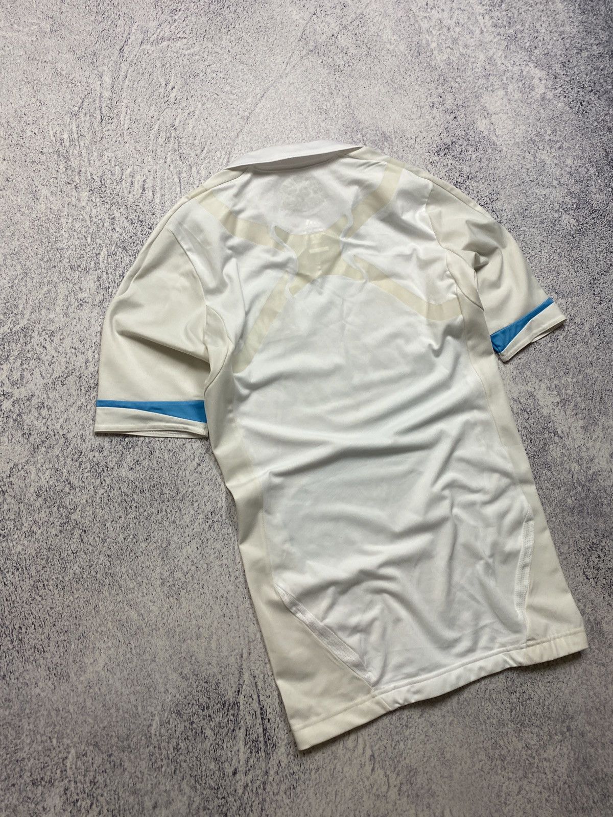 Adidas × Vintage Men’s Adidas Olympique Marseille 2011 home Jersey Techfit Size US L / EU 52-54 / 3 - 9 Thumbnail