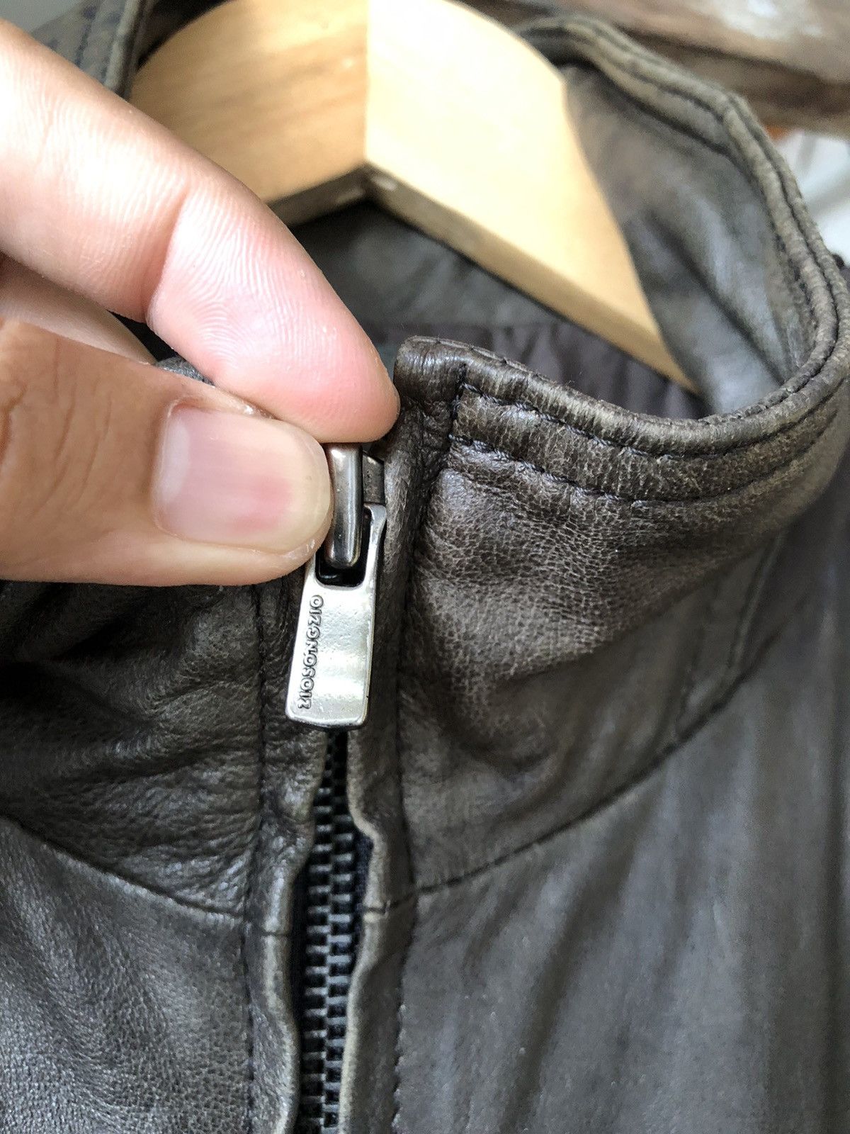 If Six Was Nine Carol Christian Poell Style ZIOSONGZIO Half Leather Jacket Size US M / EU 48-50 / 2 - 9 Thumbnail