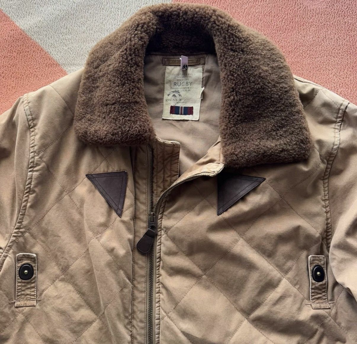 Polo Ralph Lauren RL Rugby B-15 / B-10 Flight Jacket Ralph Lauren K22 Size US L / EU 52-54 / 3 - 2 Thumbnail