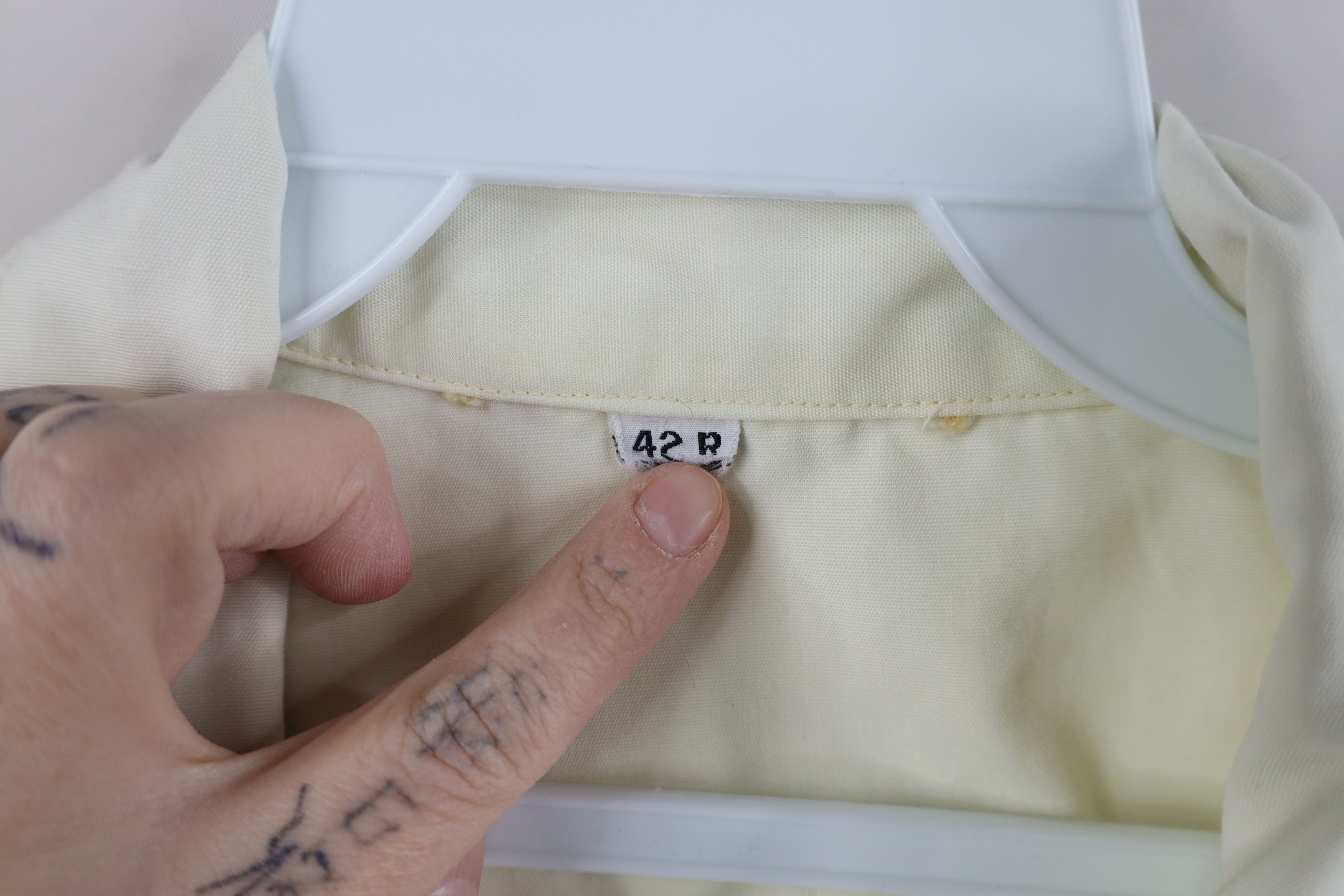 Vintage Vintage 60s 70s Streetwear Cafe Racer Bomber Jacket Cream Size US XL / EU 56 / 4 - 8 Thumbnail