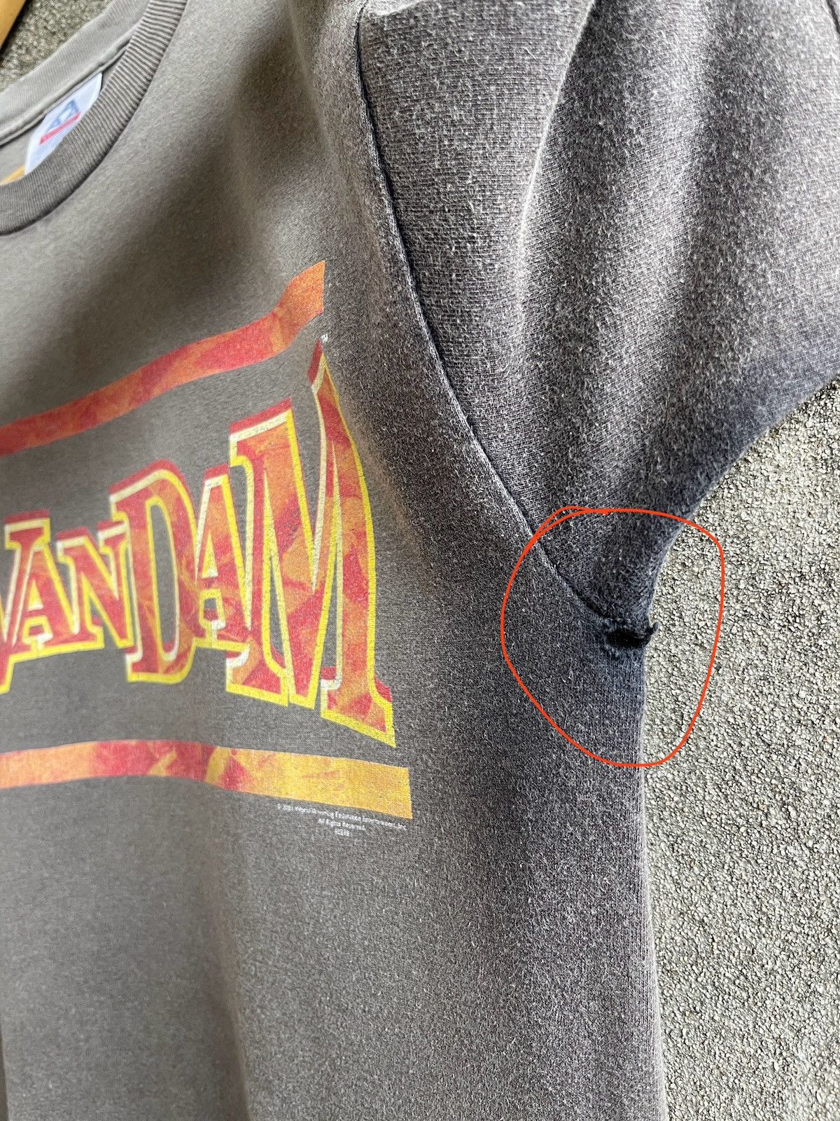 Vintage SUN FADED🔥Rare🔥Vintage WWF Rob Van Dam T Shirt Size US M / EU 48-50 / 2 - 12 Thumbnail