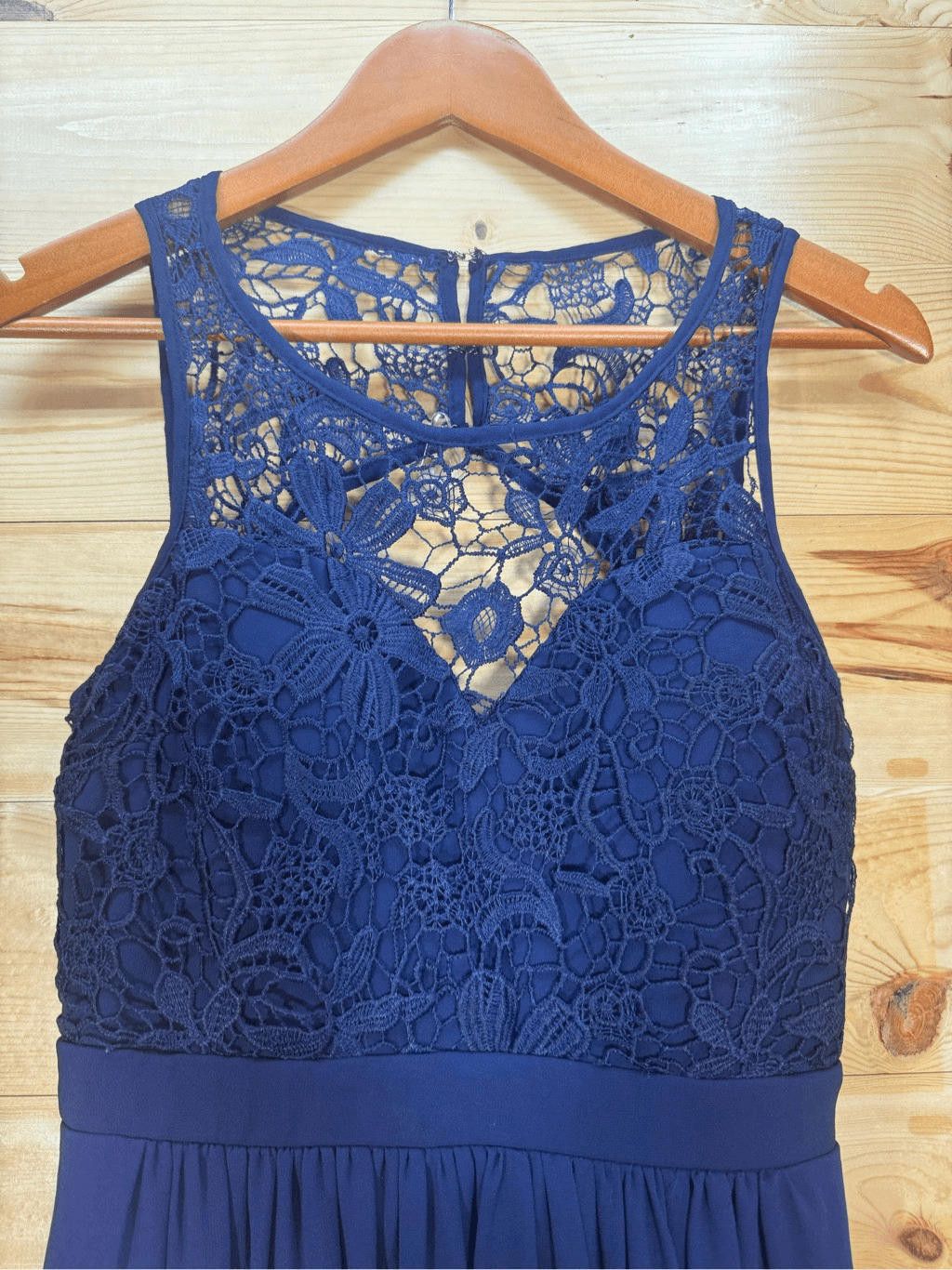 Lulus Lulus Size Medium Oak Elk Navy Blue Maxi Long Formal Dress Size M / US 6-8 / IT 42-44 - 3 Thumbnail