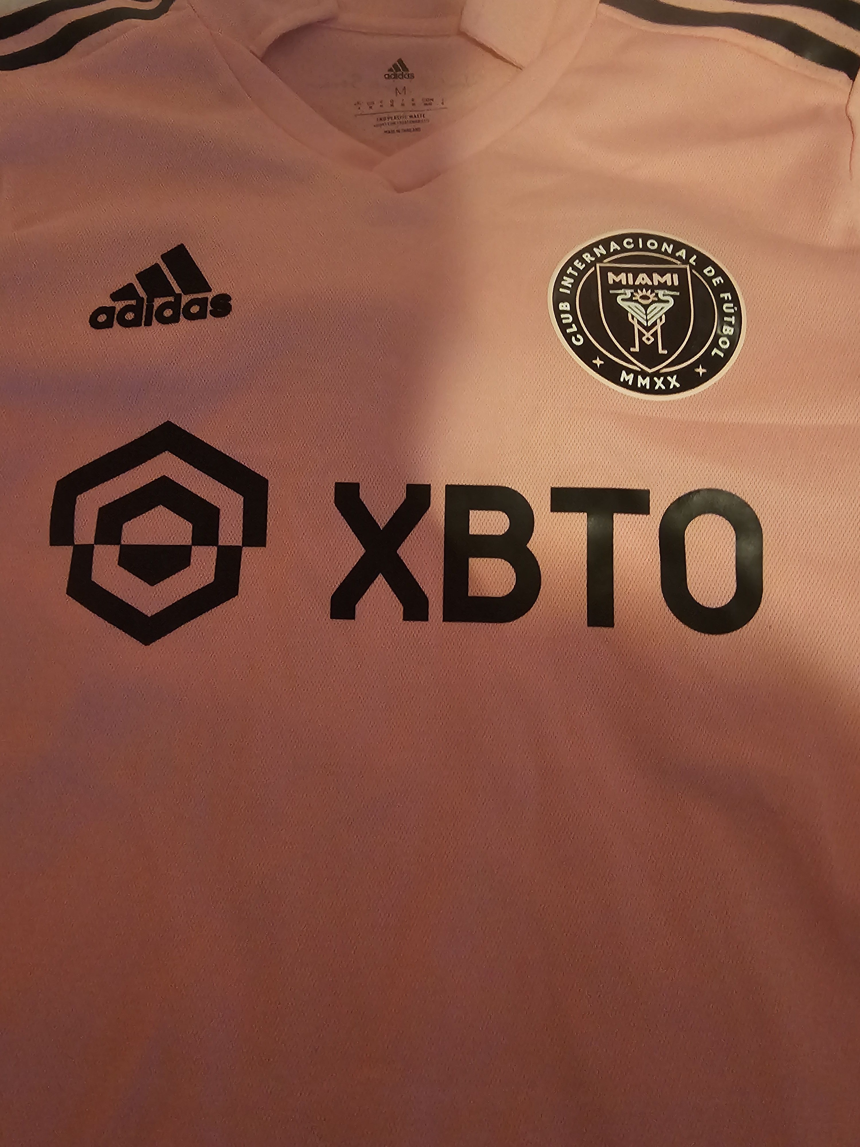 Adidas adidas Men's Soccer Inter Miami 22/23 Home Jersey Size US M / EU 48-50 / 2 - 2 Thumbnail