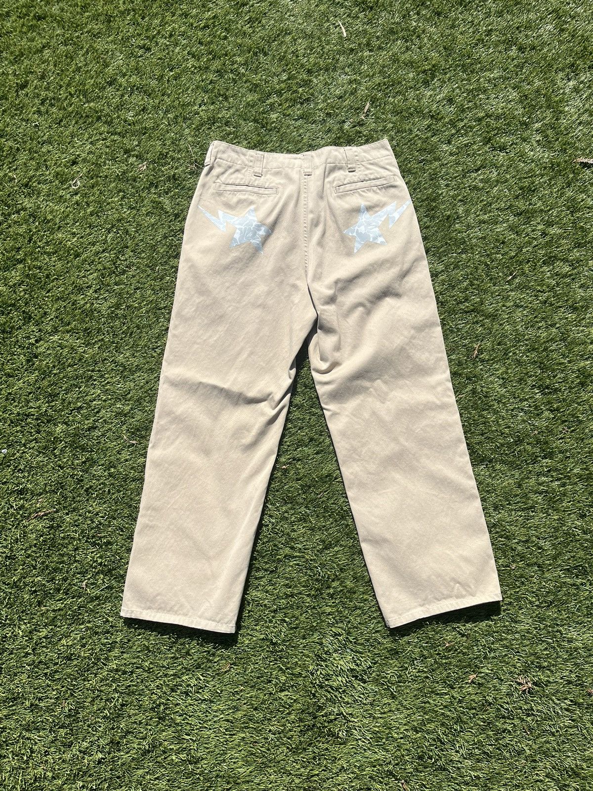 image of Bape Pants in Khaki, Men's (Size 32)