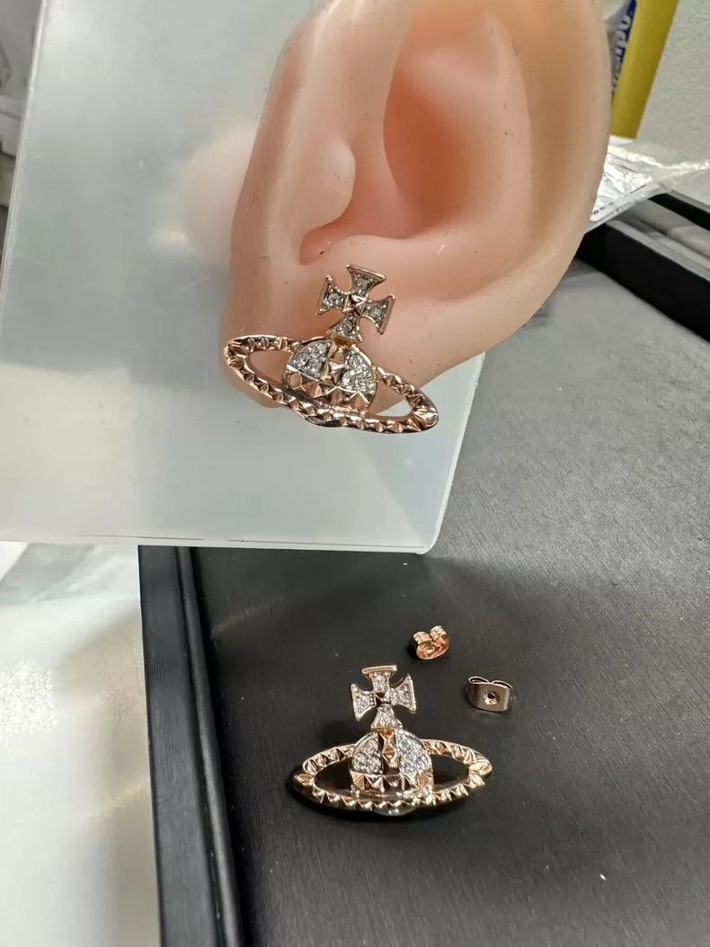 Vivienne Westwood Vivienne Westwood Saturn Mayfair earrings Size ONE SIZE - 2 Thumbnail