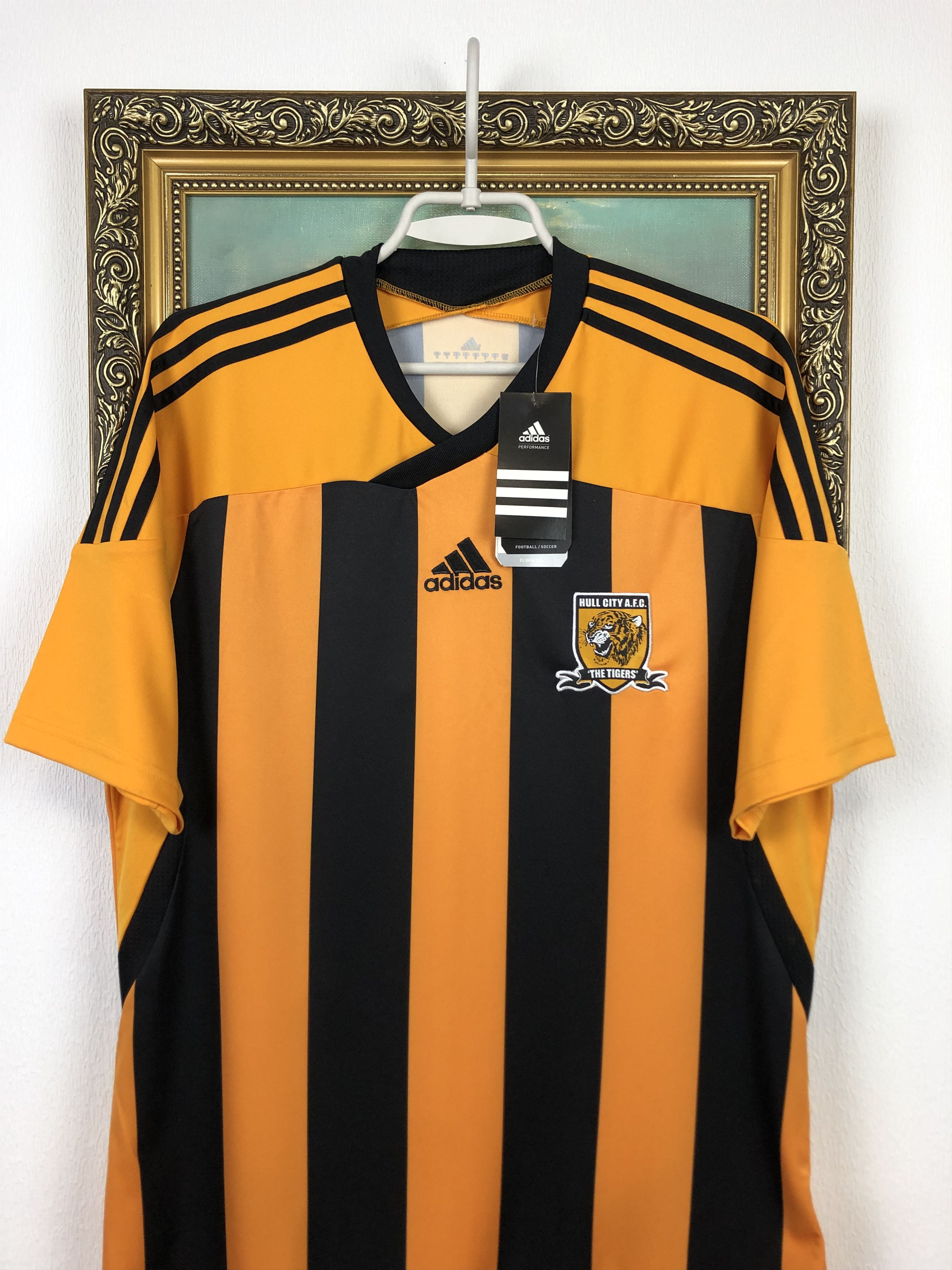 Adidas Hull City football shirt 2011 Soccer Adidas Jersey Rare New Size US M / EU 48-50 / 2 - 2 Thumbnail