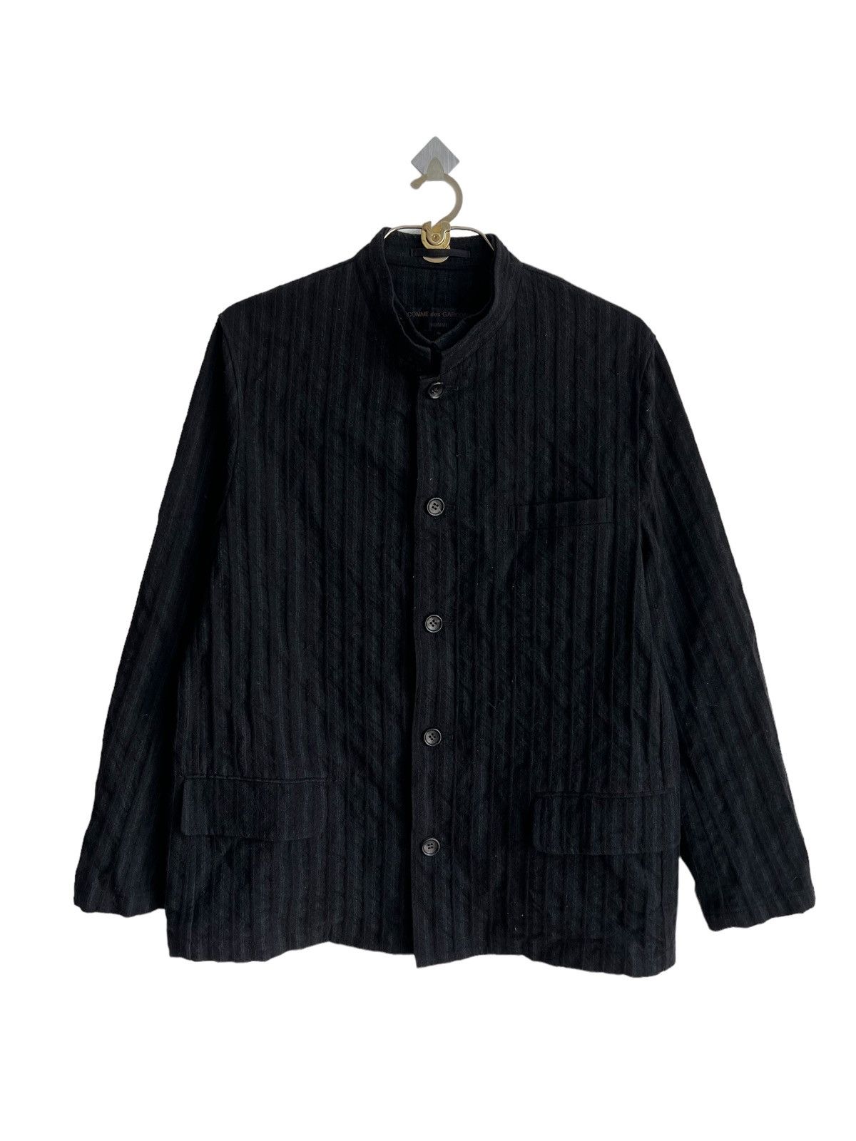 Comme des Garcons AW1998 Comme des Garçons Homme Wool Pinstriped Wool Jacket Size US M / EU 48-50 / 2 - 3 Thumbnail