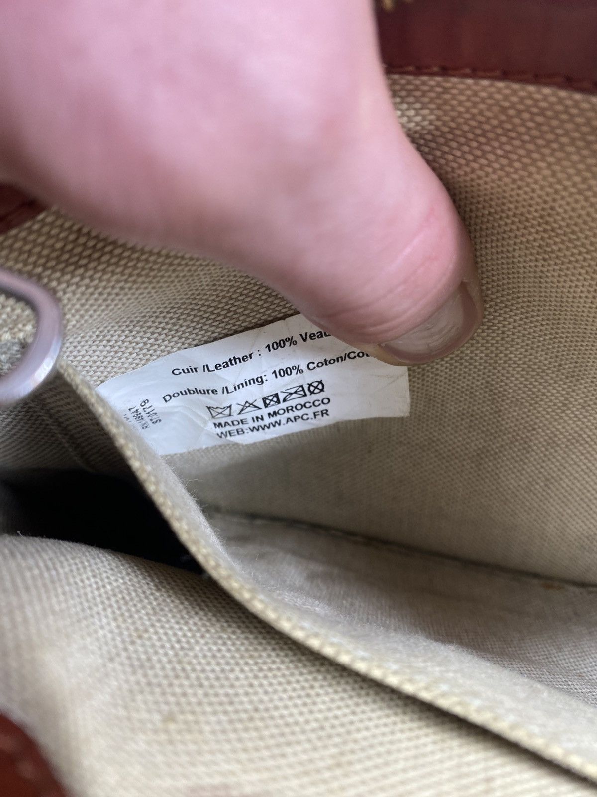 A.P.C. A.P.C. Rue Madame Paris Brown Leather Sarah Bag Size ONE SIZE - 8 Thumbnail