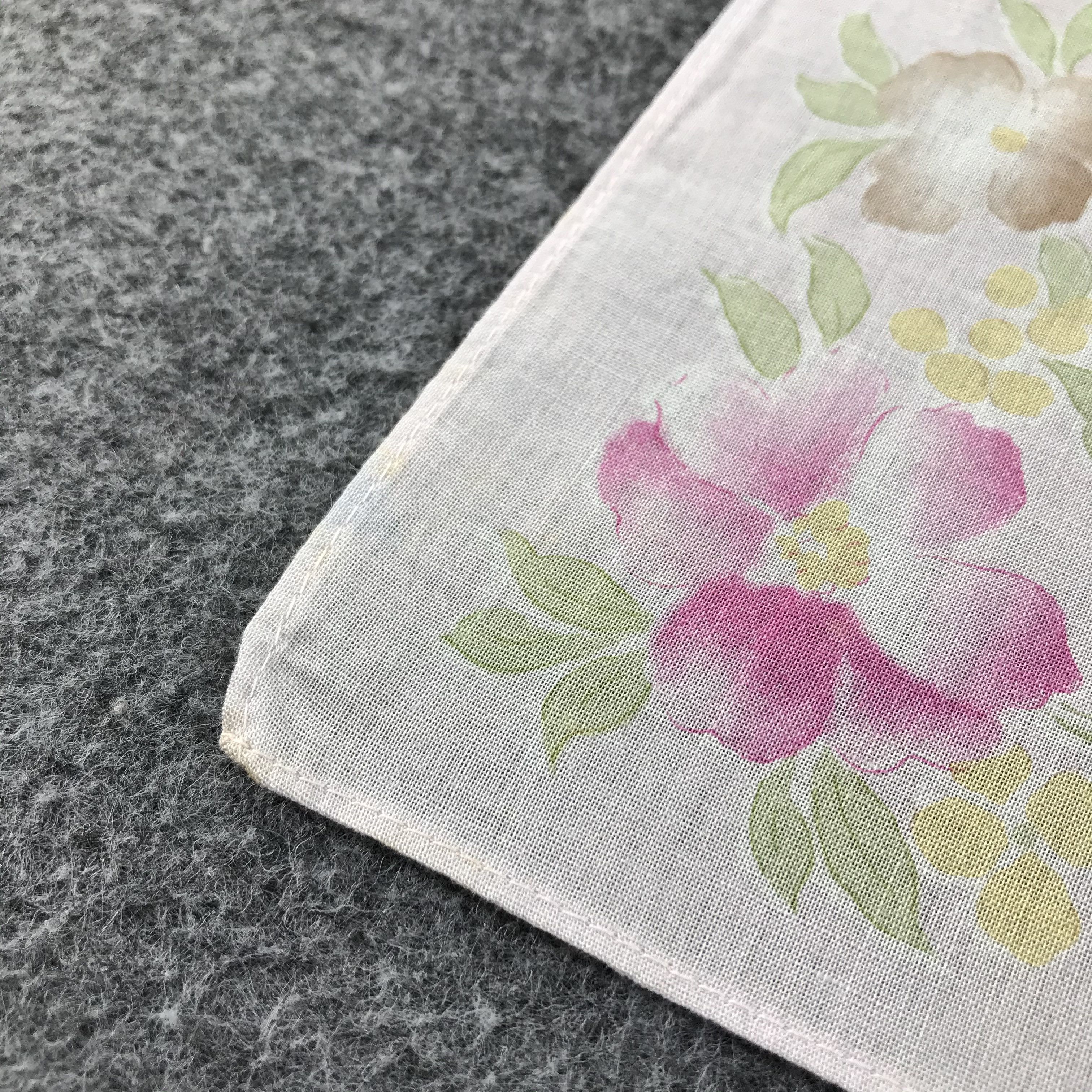 Pierre Balmain Pierre Balmain Floral Handkerchief Neckerchief Bandana H111 Size ONE SIZE - 8 Thumbnail