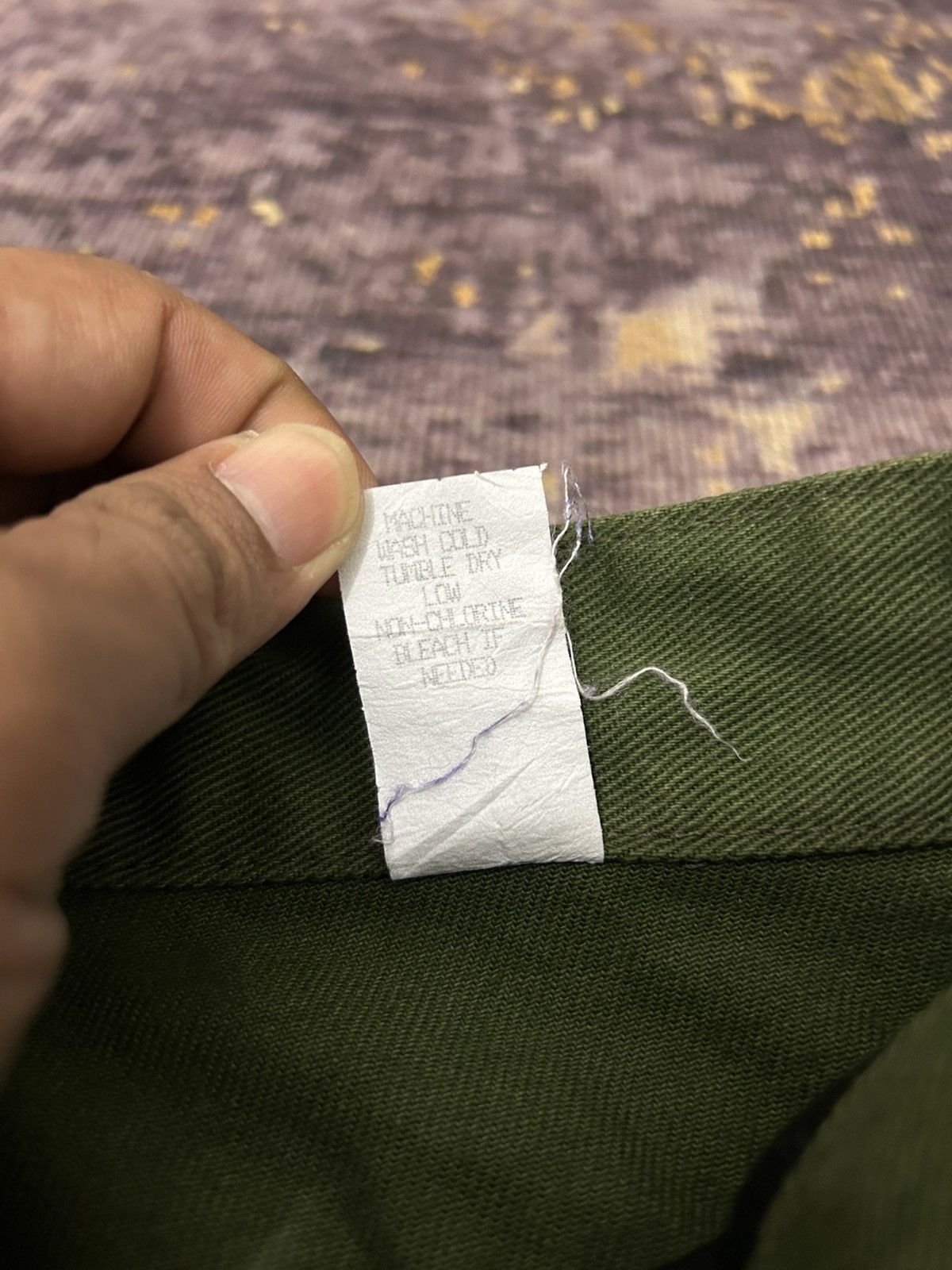 Filson Filson Army Green Sun Faded Pants Size US 33 - 14 Thumbnail