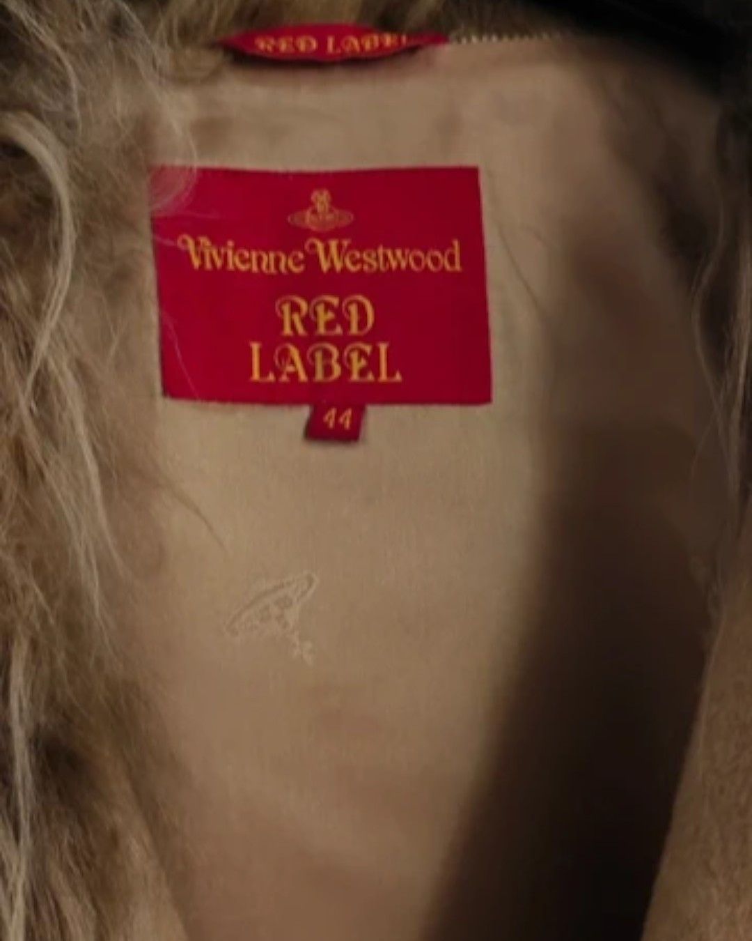 Vivienne Westwood RED LABEL CAMEL HAIR FUR JACKET Size M / US 6-8 / IT 42-44 - 2 Thumbnail