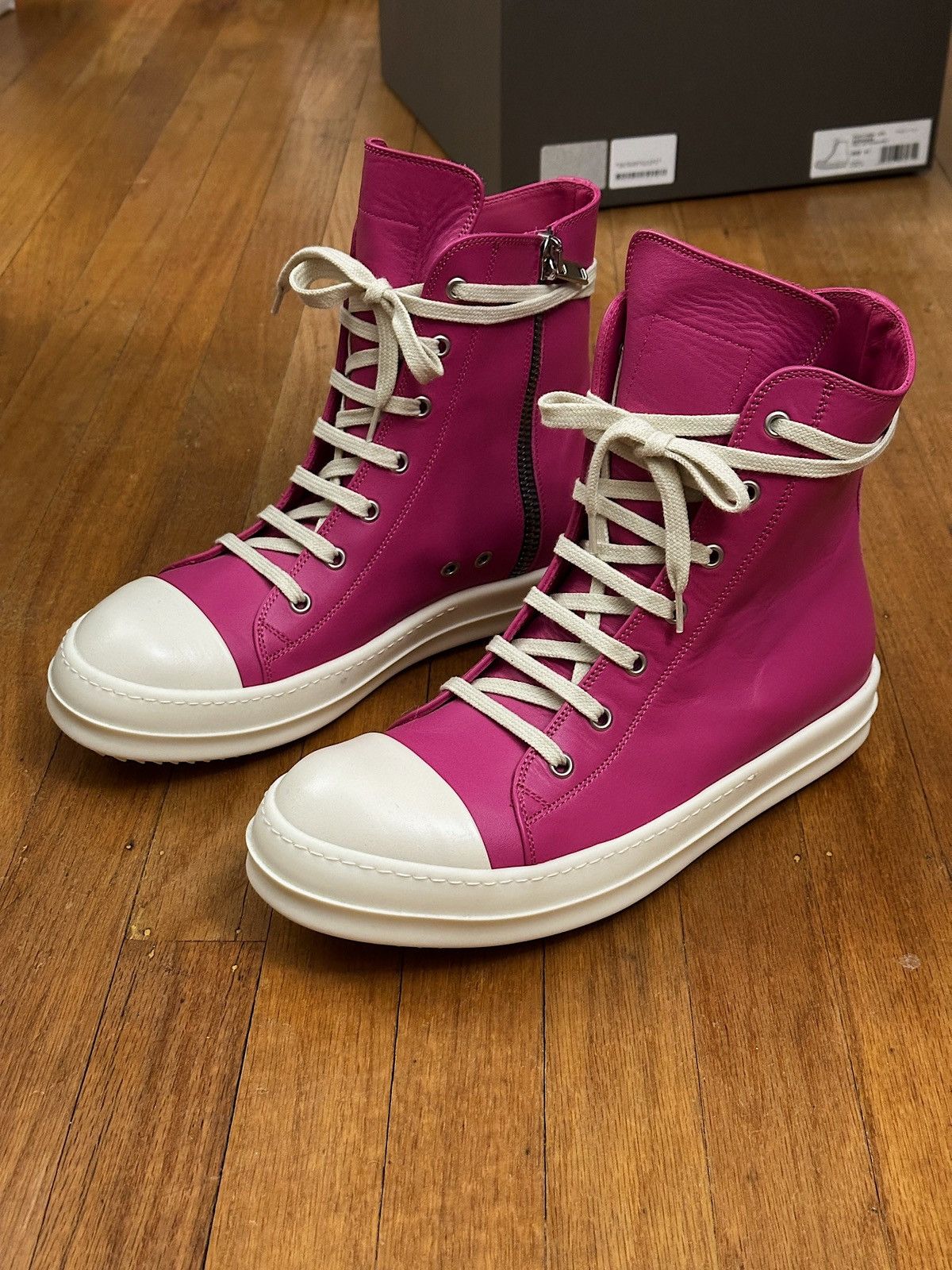 Rick Owens RAMONES HIGH Dusty Pink 41