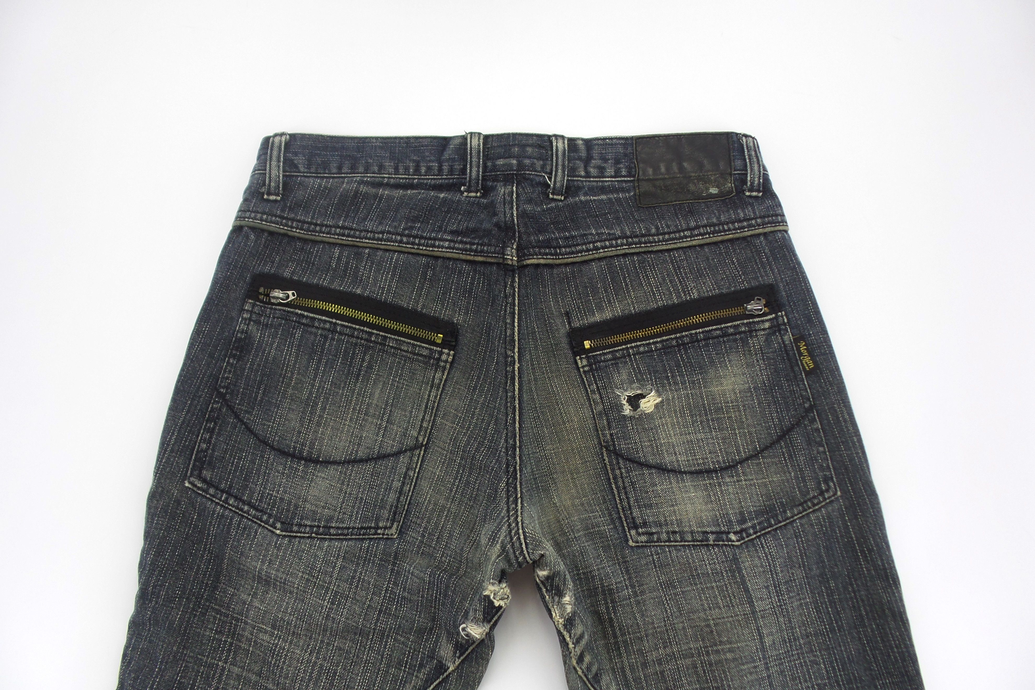 Japanese Brand × Morgan Homme DISTRESSED Morgan Homme 10th Anniversary Jeans W33xL43.5 Size US 33 - 7 Thumbnail