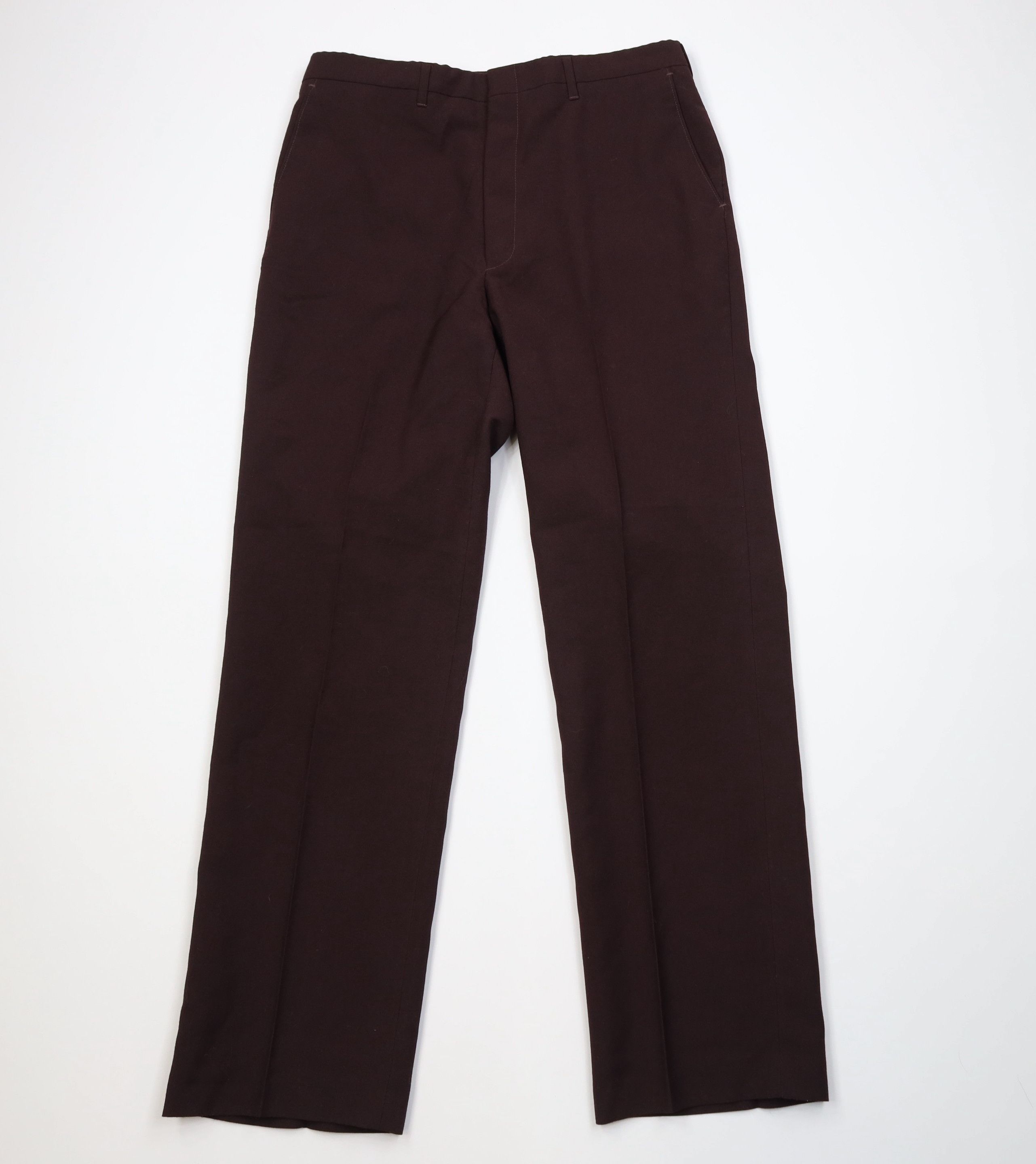 Vintage 70s Streetwear Blend Knit Wide Leg Chino Pants USA