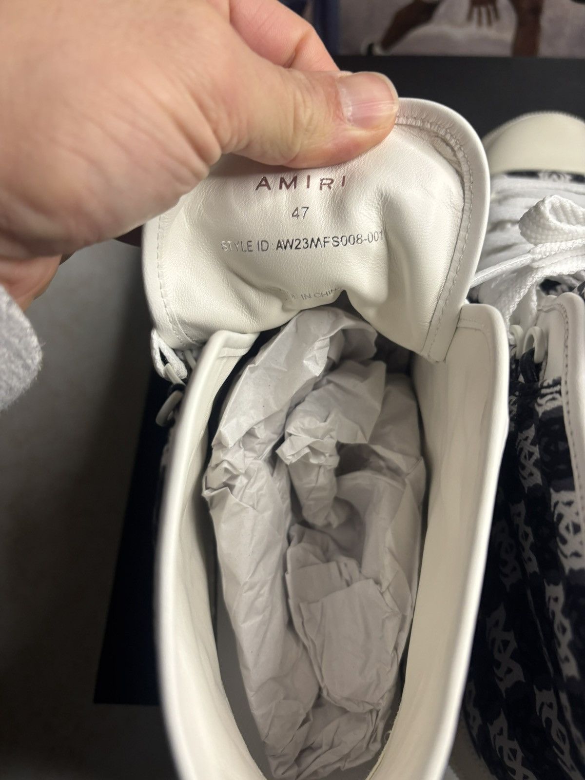 Amiri Amiri Court High Size US 13 / EU 46 - 6 Thumbnail