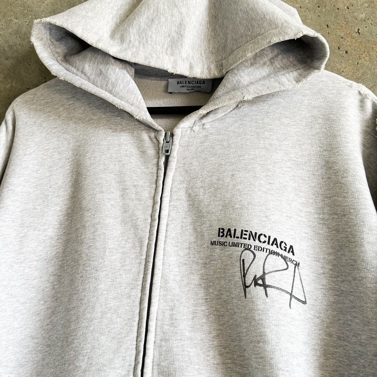 Balenciaga FW21 Limited Edition 123/200 RuPaul Music Zip Up Hoodie Size US L / EU 52-54 / 3 - 5 Thumbnail