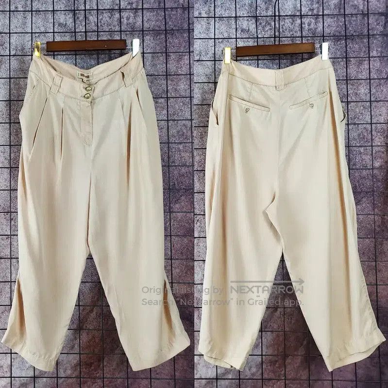 Kenzo KENZO Summer Pink Wrinkled Casual Pants . Size 23" - 2 Thumbnail