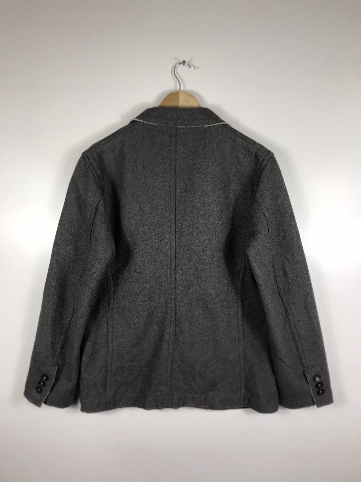 Comme Ca Ism × Japanese Brand 🌟Nice Design Comme Ca Ism Wool Single Breast Coat Jacket Size US L / EU 52-54 / 3 - 13 Thumbnail