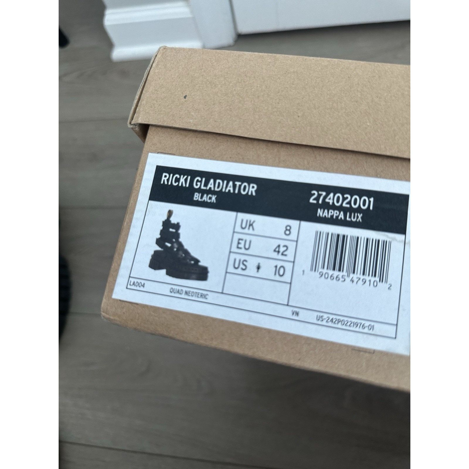 Dr. Martens Dr Martens Ricki Gladiator Sandals Size 10 women’s Black Size US 10 / IT 40 - 7 Thumbnail