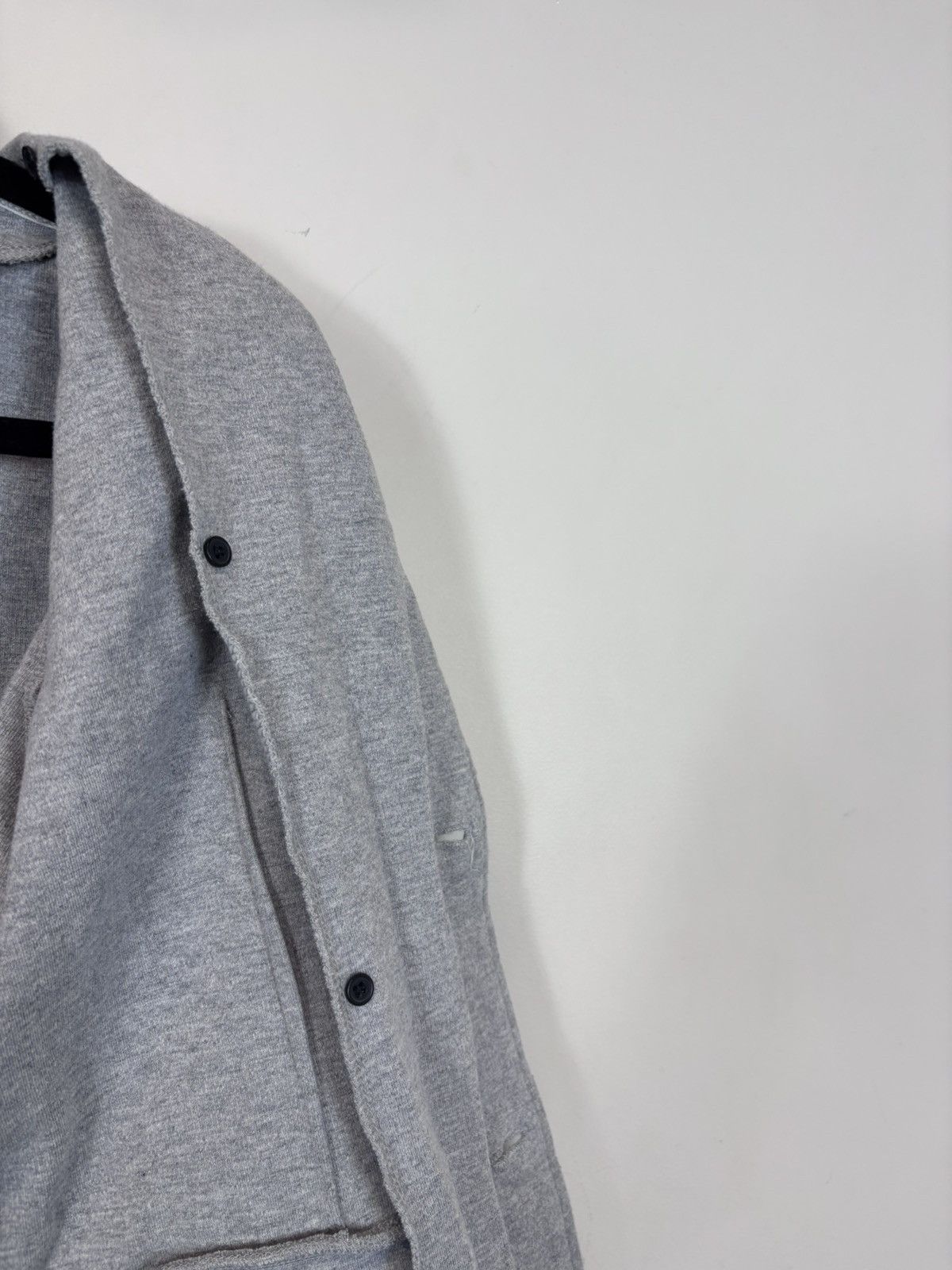 Japanese Brand Japanese Brand Men’s Minimalist Grey Cotton Blazer Jacket Size US S / EU 44-46 / 1 - 11 Thumbnail