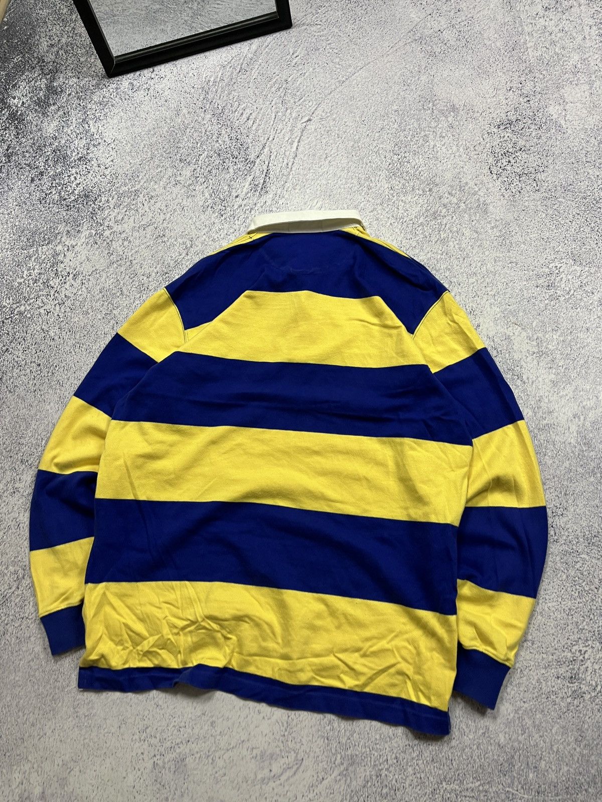 Polo Ralph Lauren × Vintage Vintage 90’s Polo Ralph Lauren 🇺🇦 Striped Rugby Shirt Y2k Size US M / EU 48-50 / 2 - 8 Thumbnail